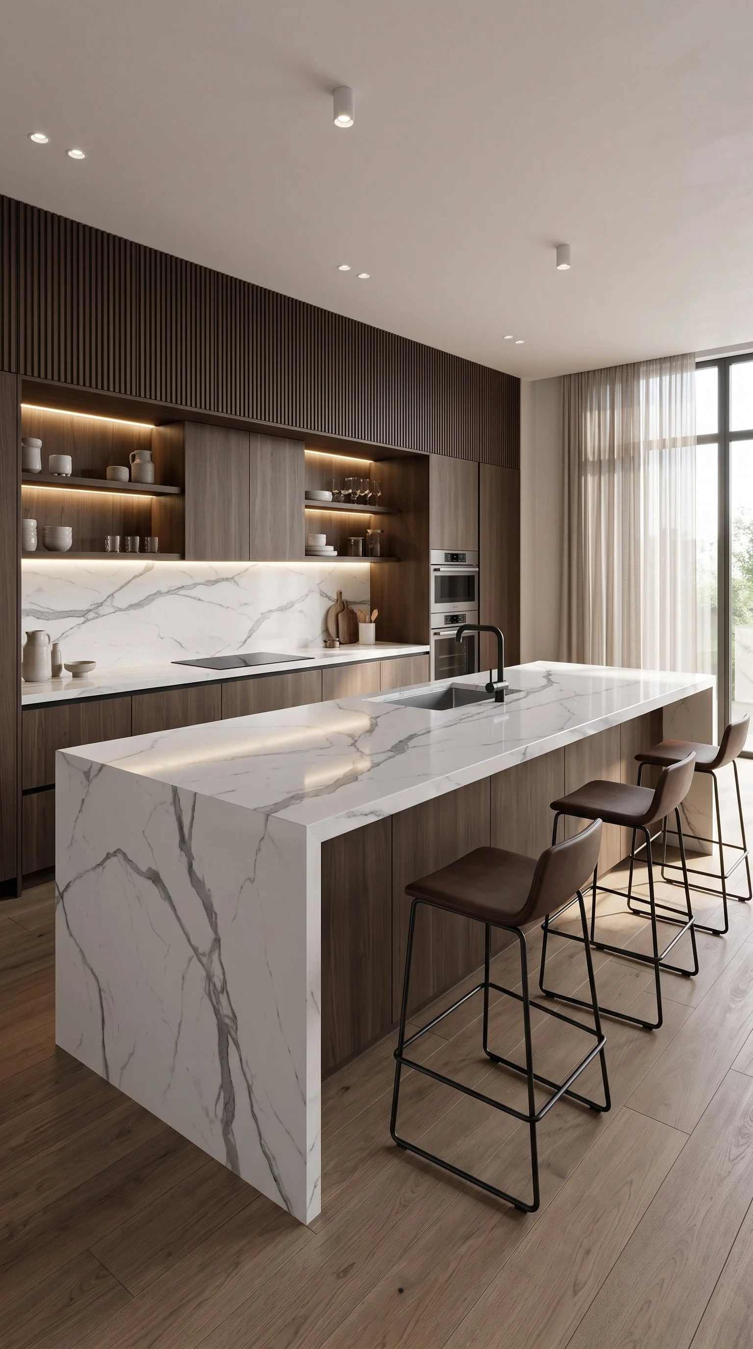 Statuario Marble 5' x 10' Porcelain Slab | CIERO