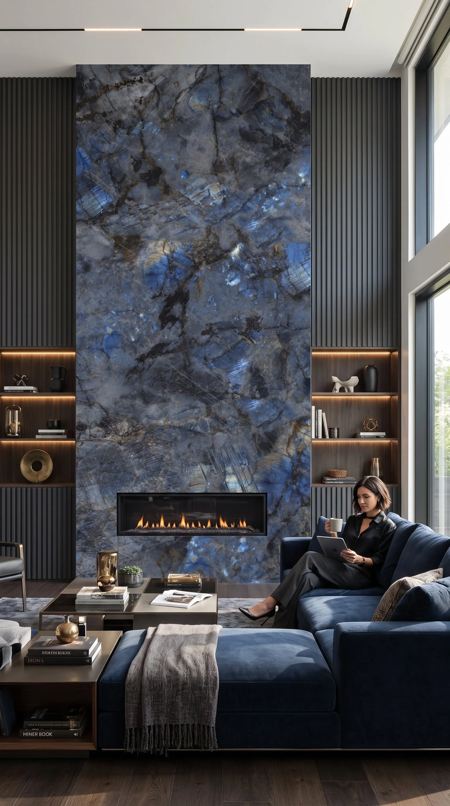 Opal Storm 5' x 10' Porcelain Slab | CIERO