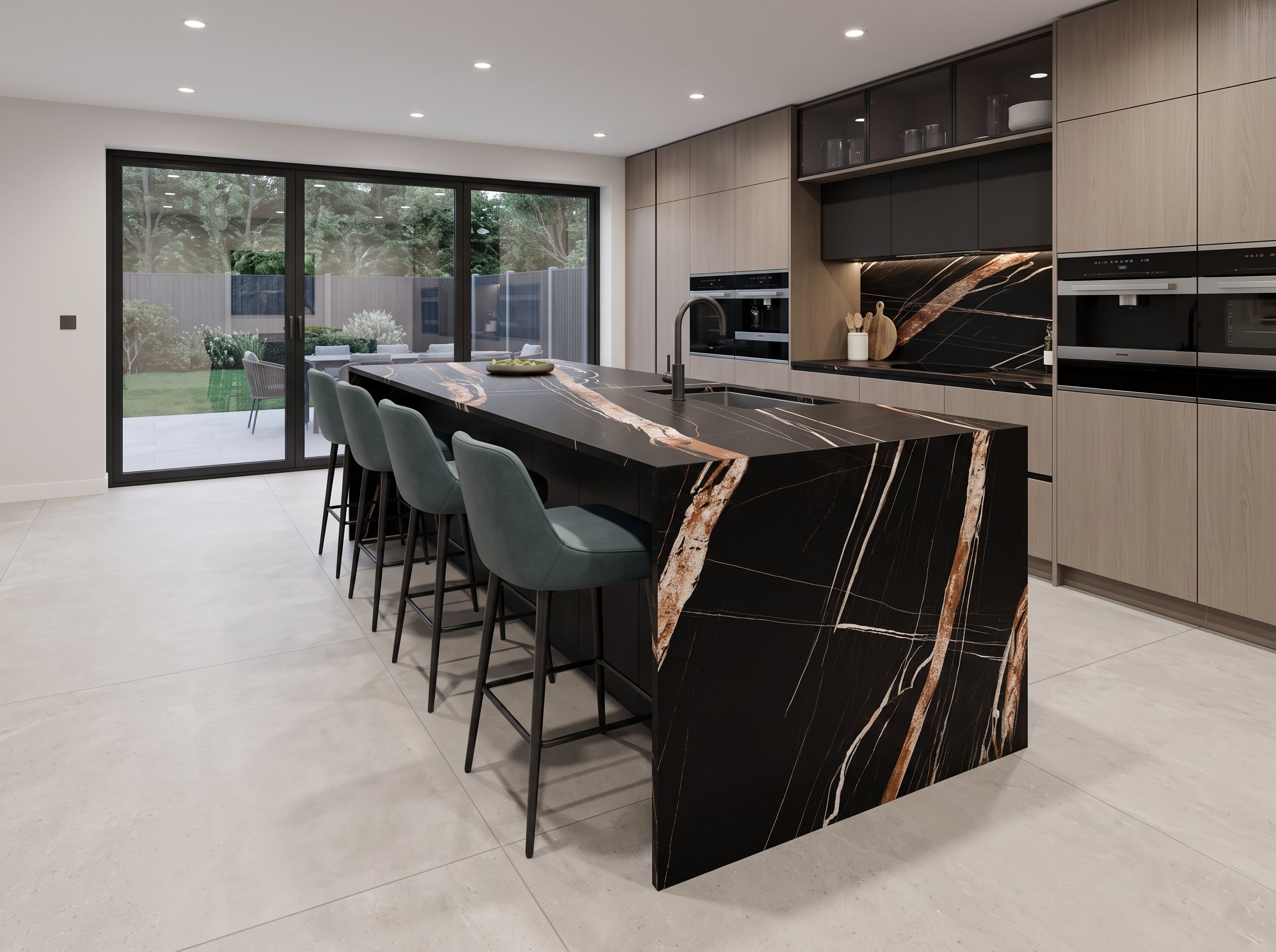 Roman Niello 5' x 10' Porcelain Slab | CIERO