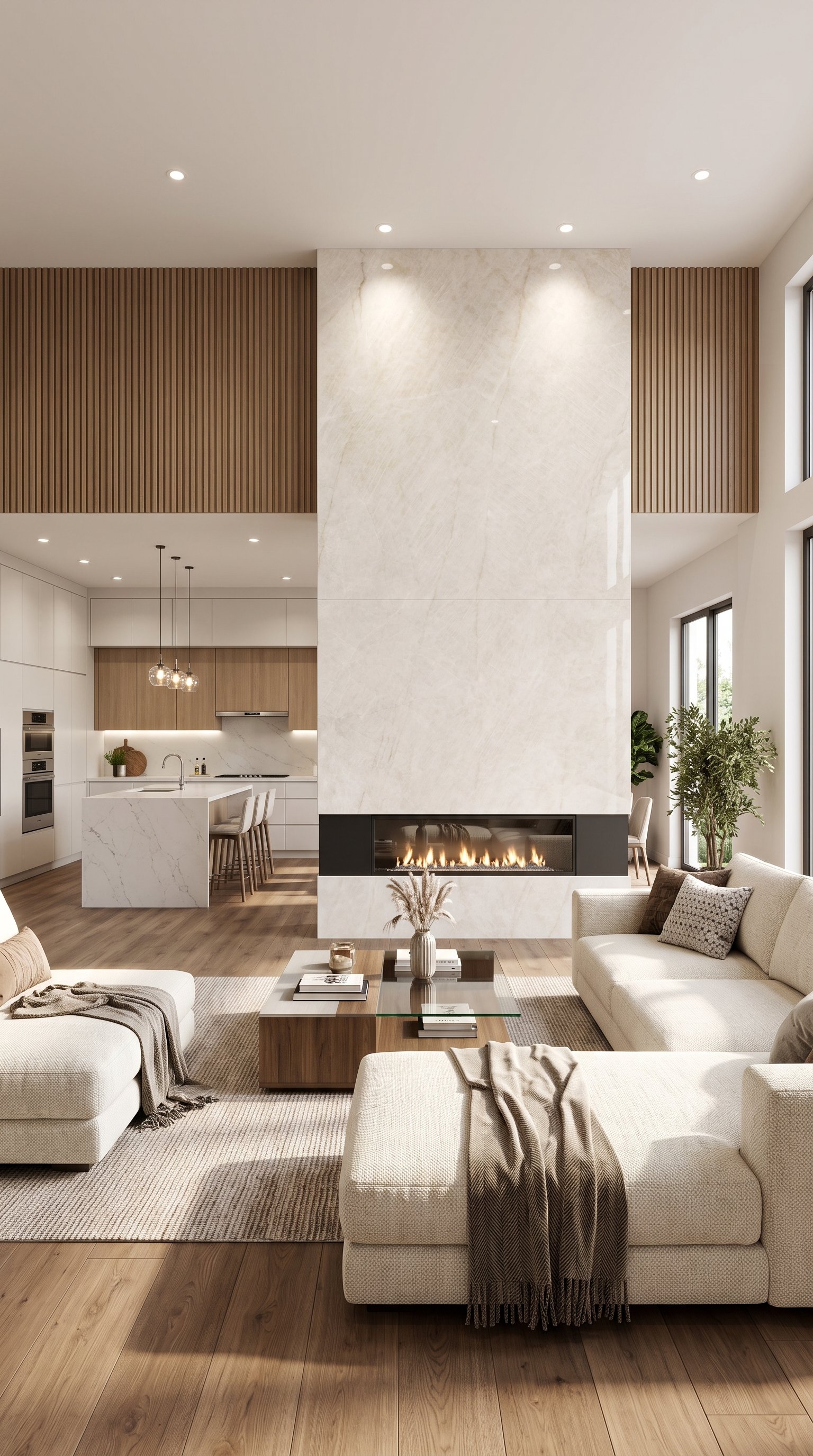 Glacier Crystal 4' x 10' Porcelain Slab | CIERO