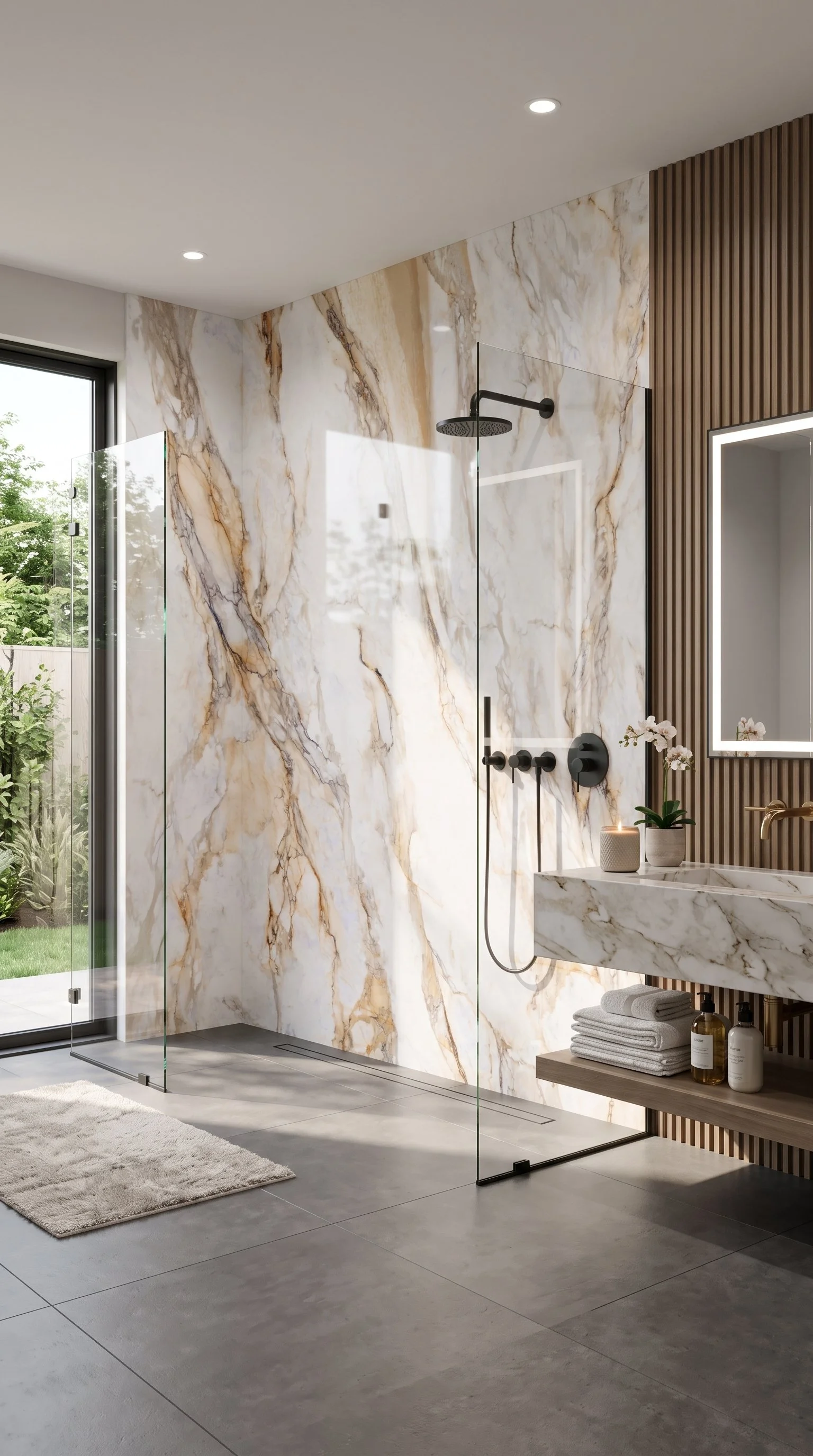 Ardern Gold 5' x 10' Porcelain Slab | CIERO