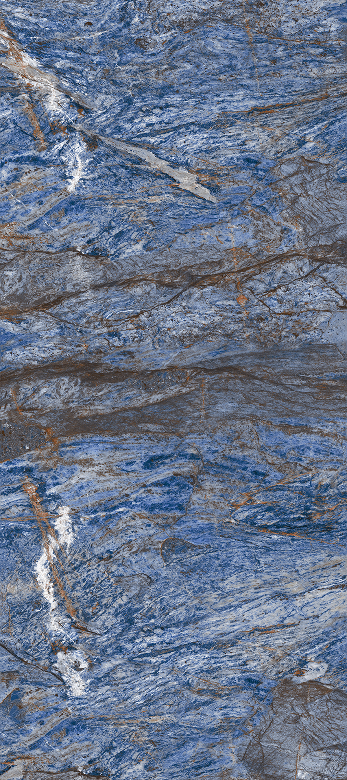 Sodalite 4' x 9' Porcelain Slab | CIERO