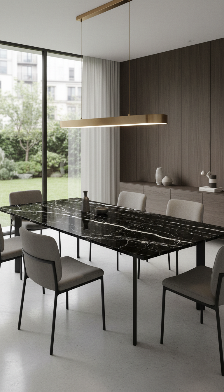 Starry Seine 5' x 10' Porcelain Slab | CIERO