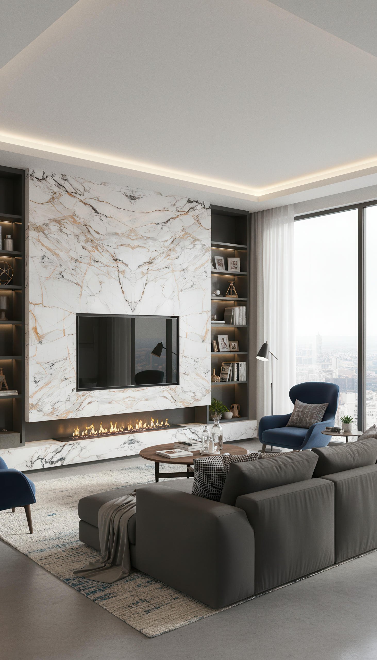 Gilt Year 4x9 Porcelain Slab | CIERO INC