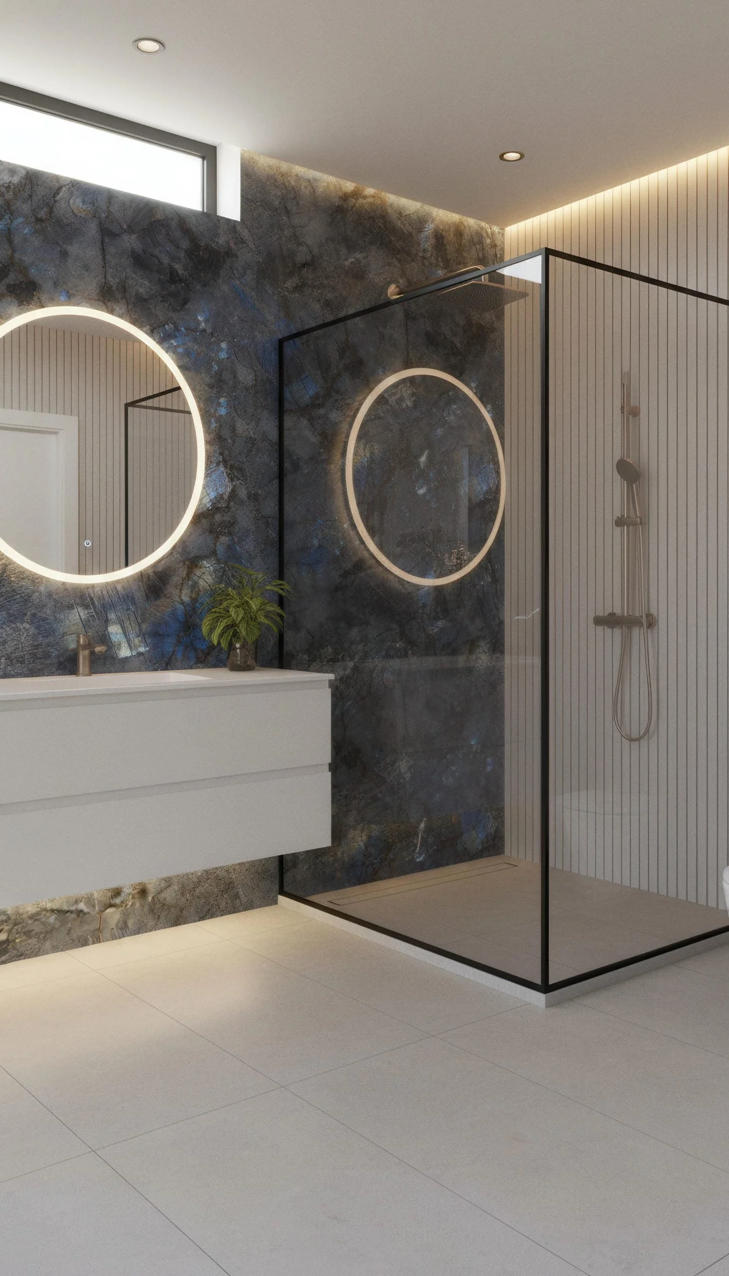 Opal Storm 5x10 Porcelain Slab | CIERO