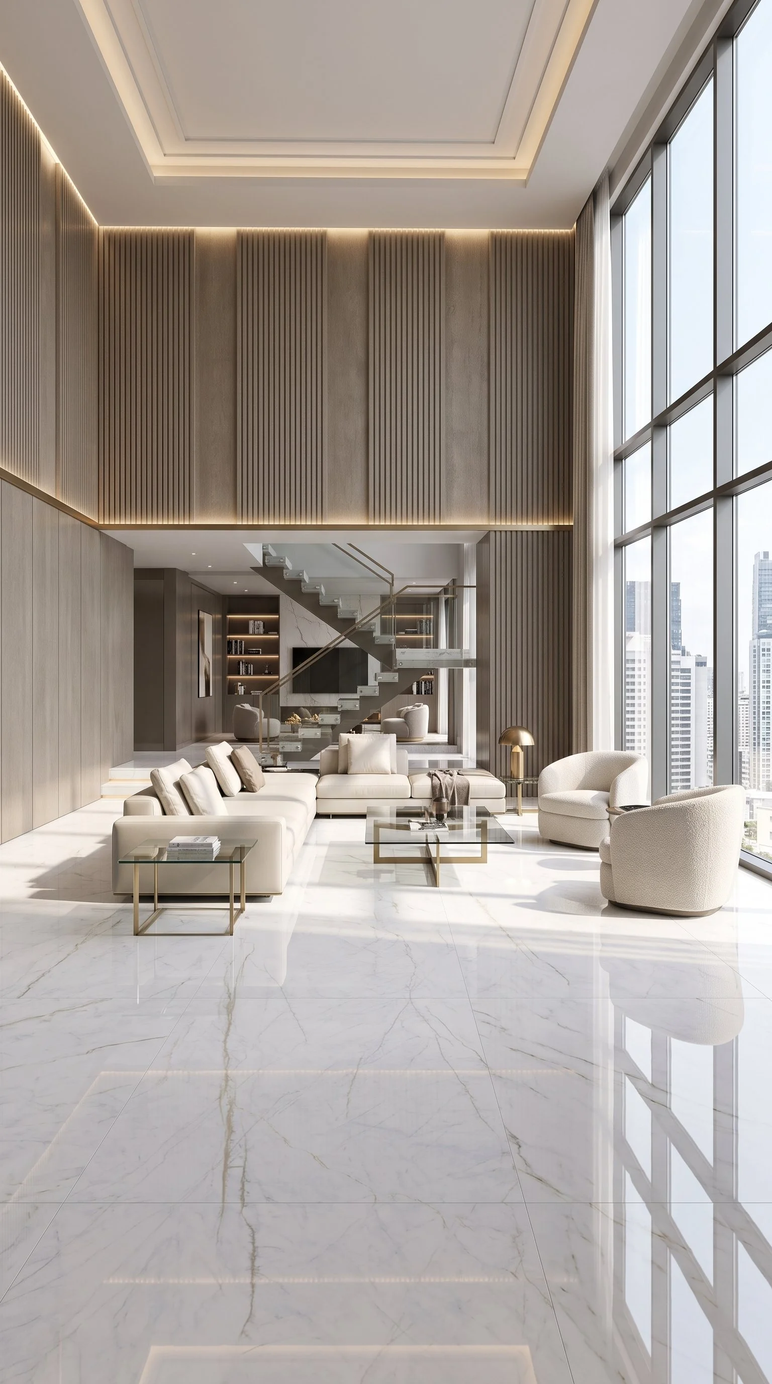 Statuario Pearl 4' x 9' Porcelain Slab | CIERO