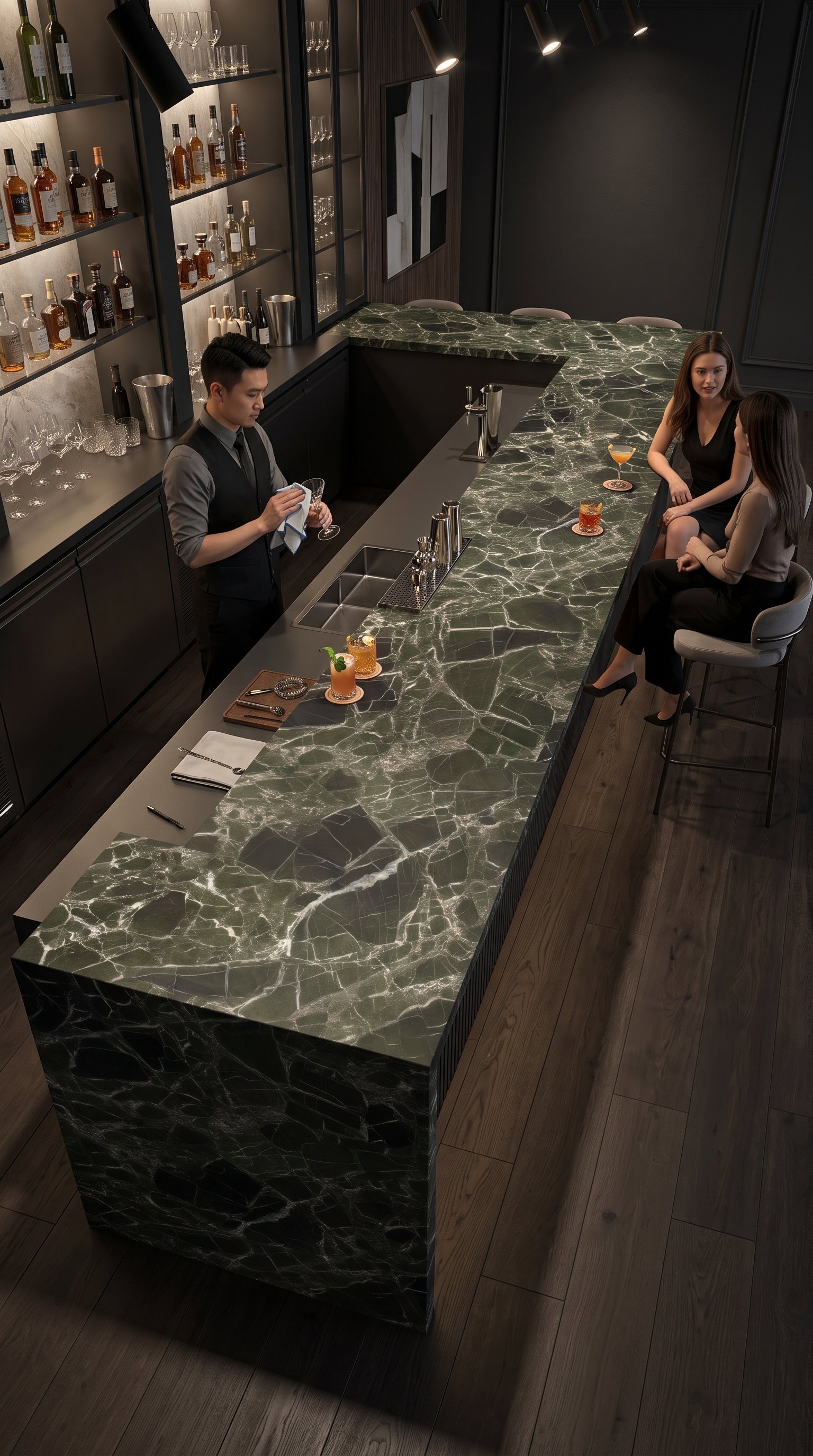 Verde Lepanto 5' x 10' Porcelain Slab | CIERO