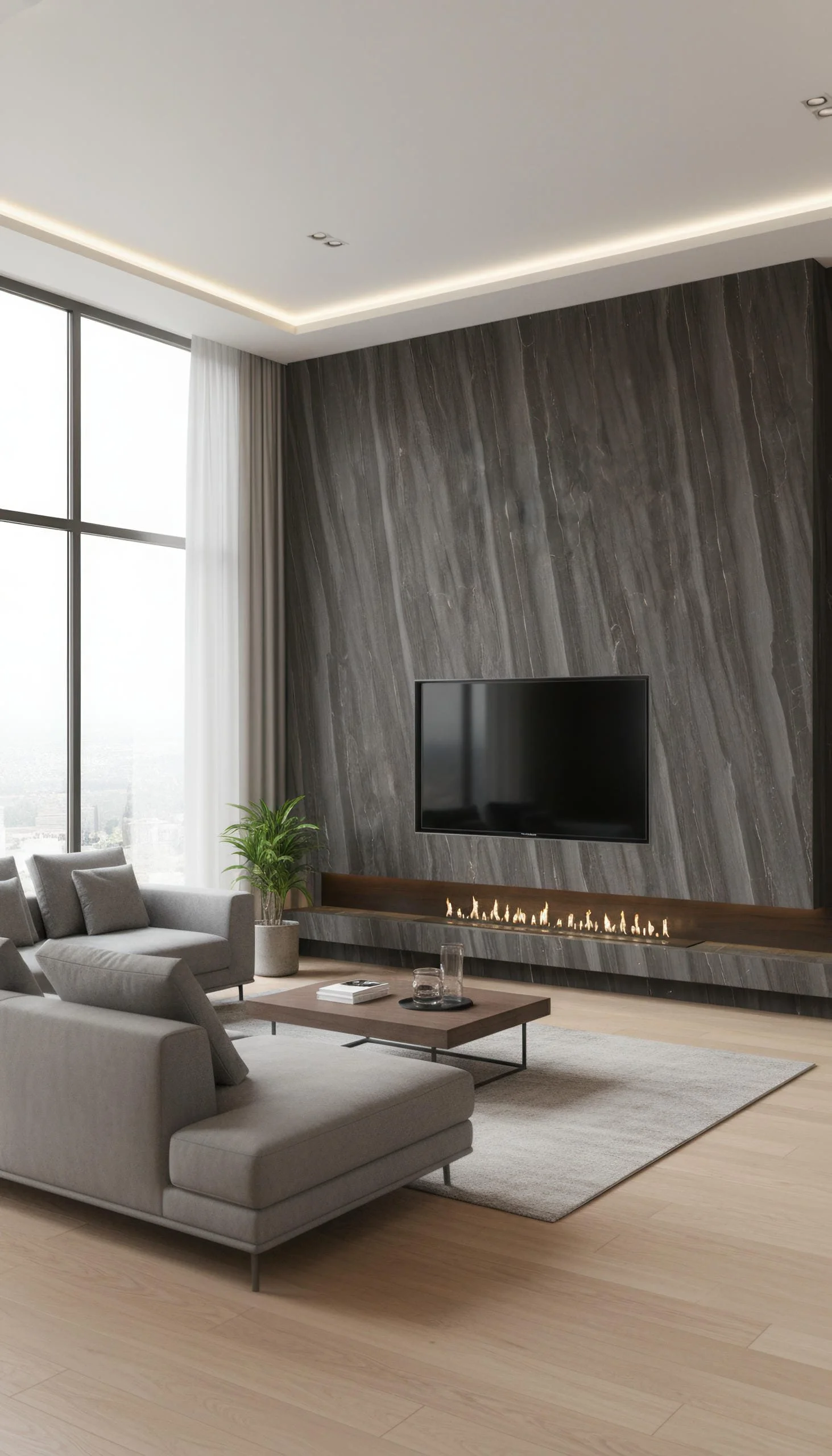 Volcanic Basalt 5x10 Porcelain Slab | CIERO