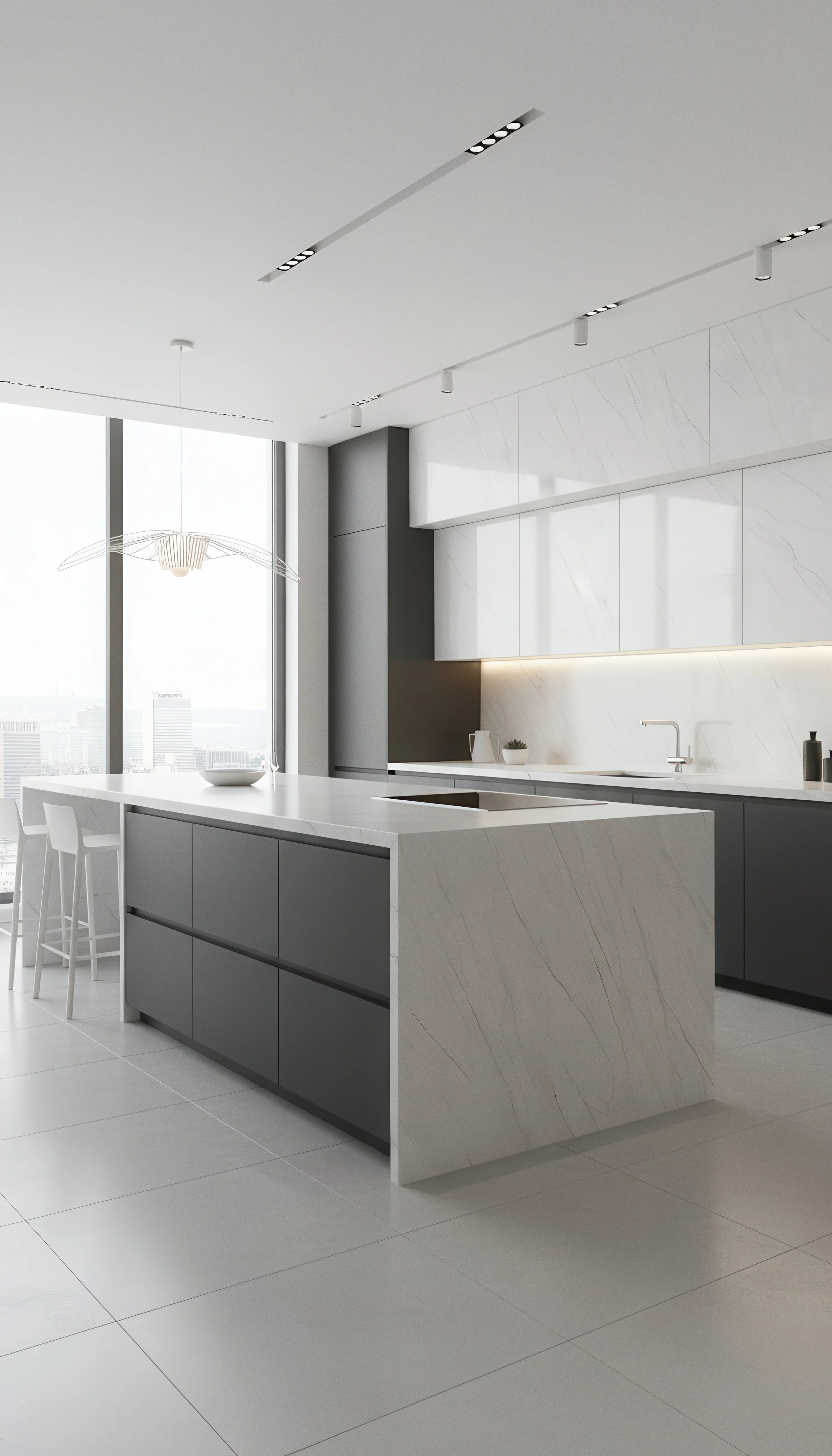 Ashen Slate 4x9  Porcelain Slab | CIERO