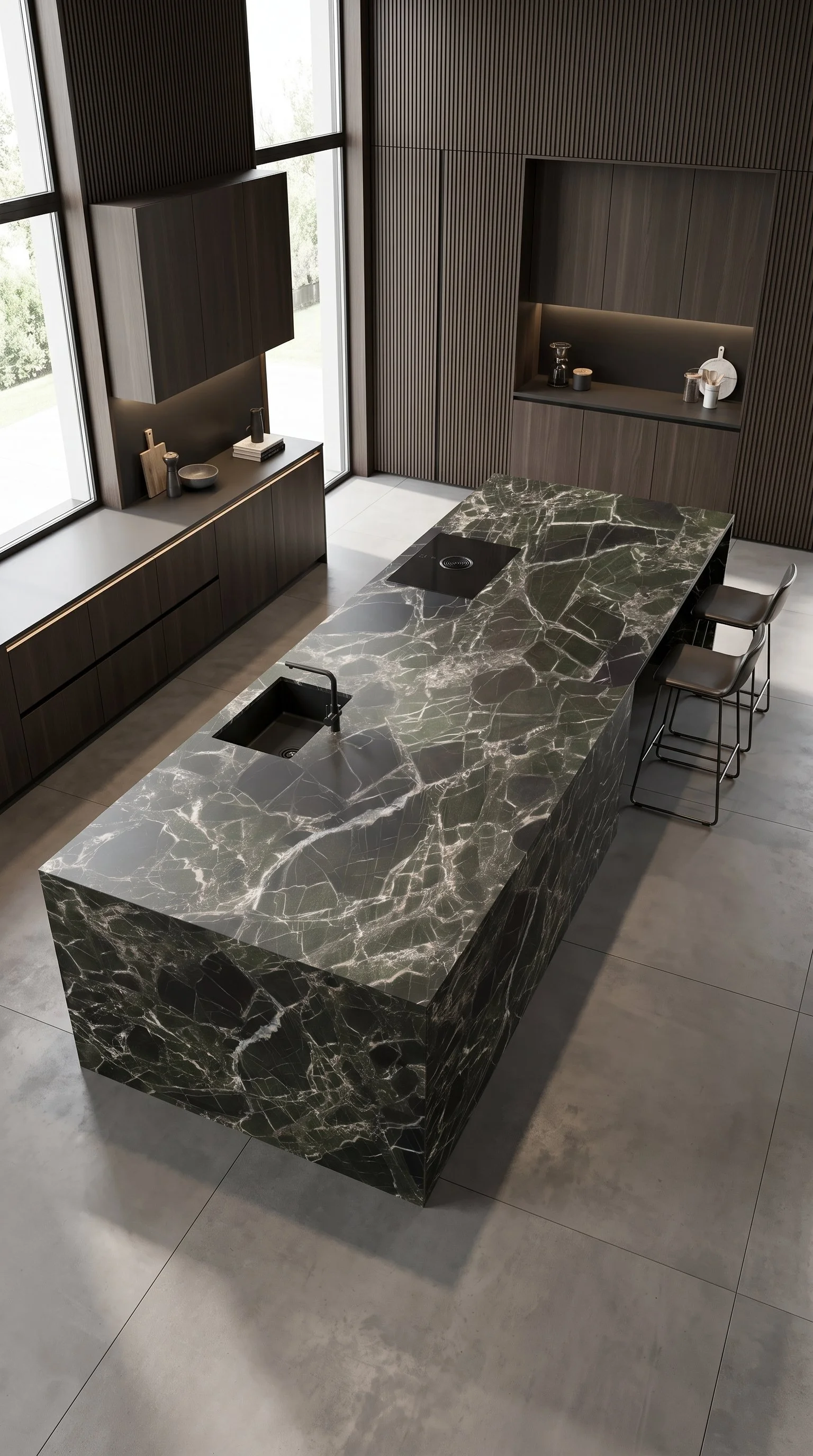 Verde Lepanto 5' x 10' Porcelain Slab | CIERO
