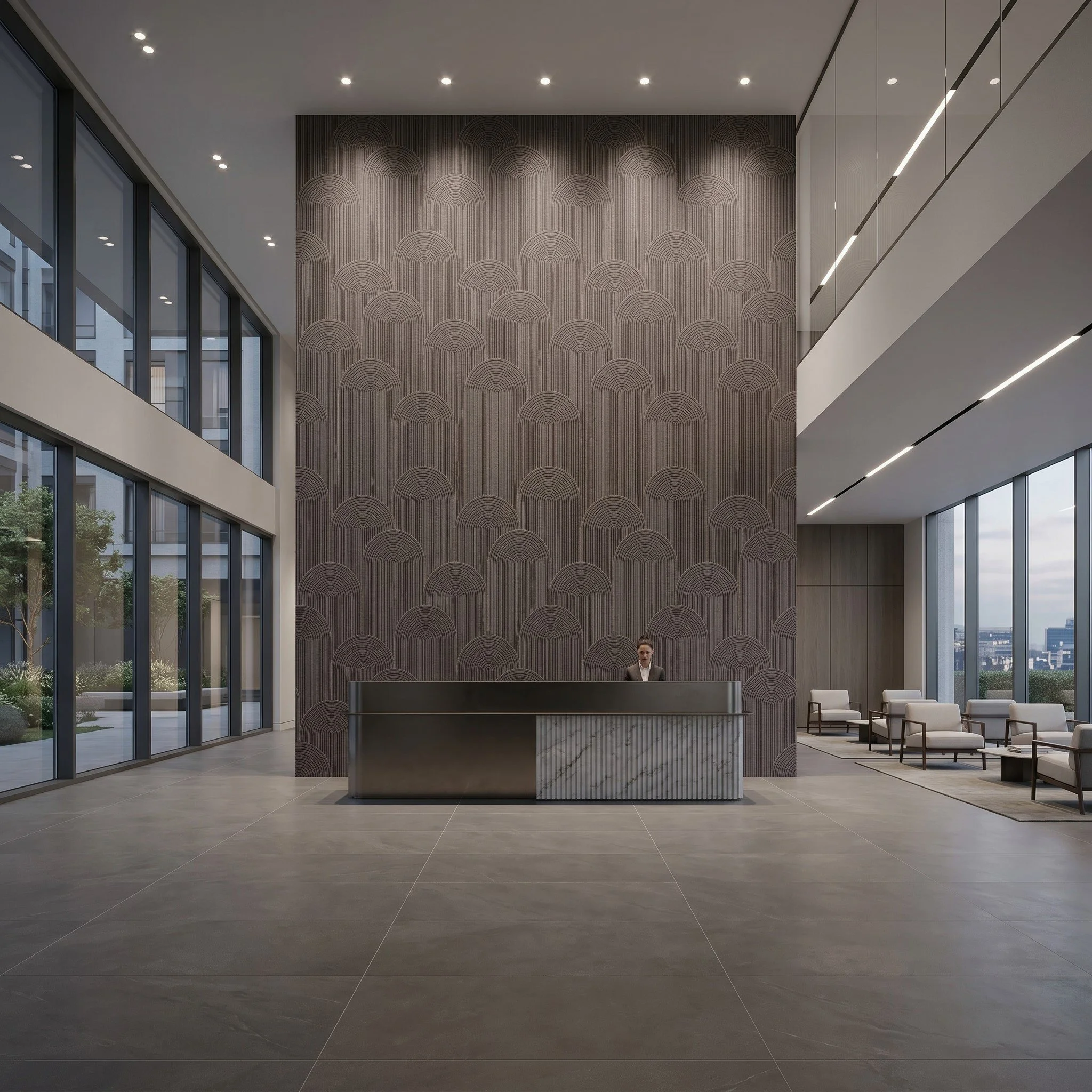 Zen Crest Opal 2.5' x 8.5'~ Porcelain Slab | CIERO
