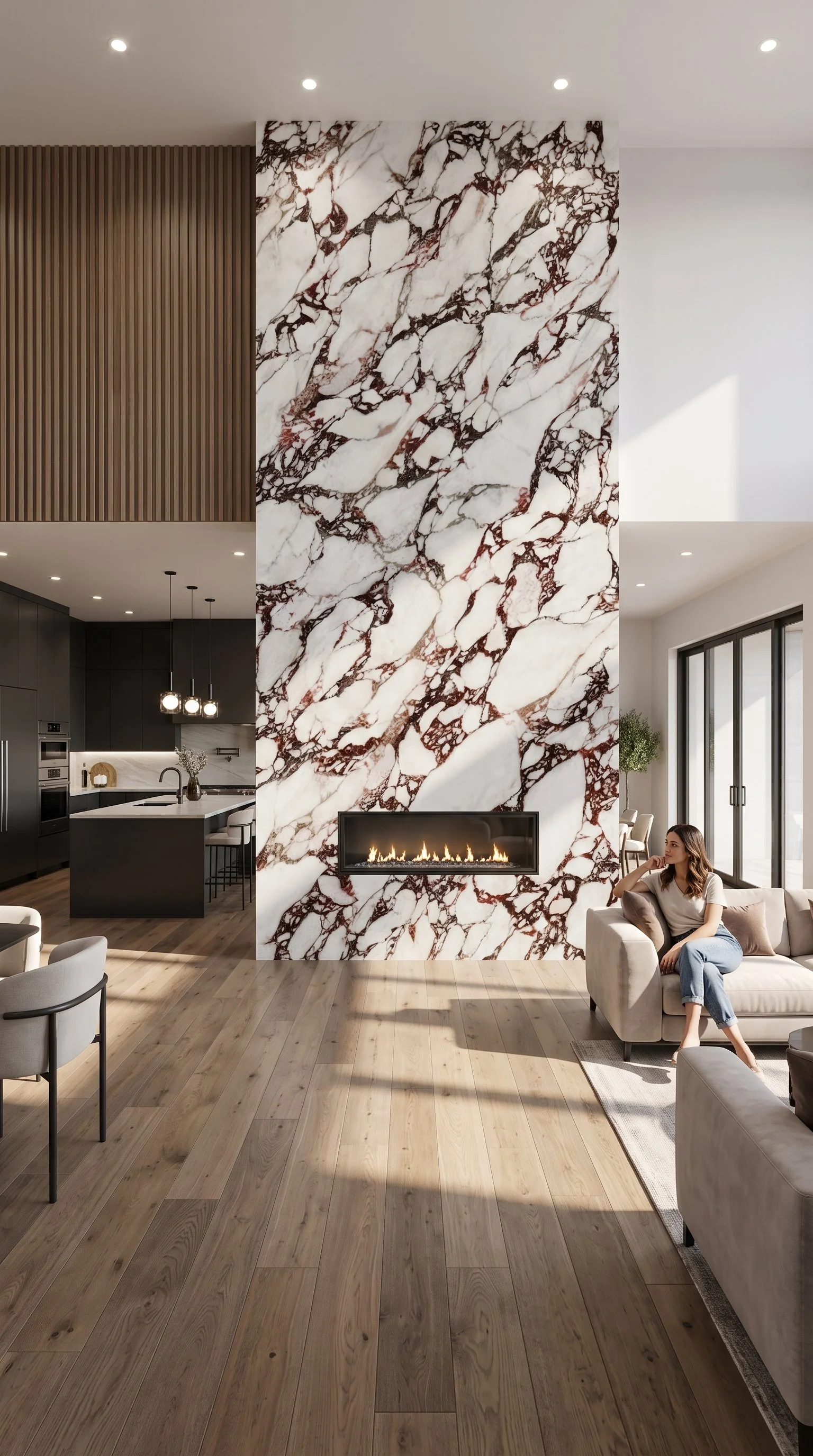 Calacatta Viola 5' x 10' Porcelain Slab | CIERO