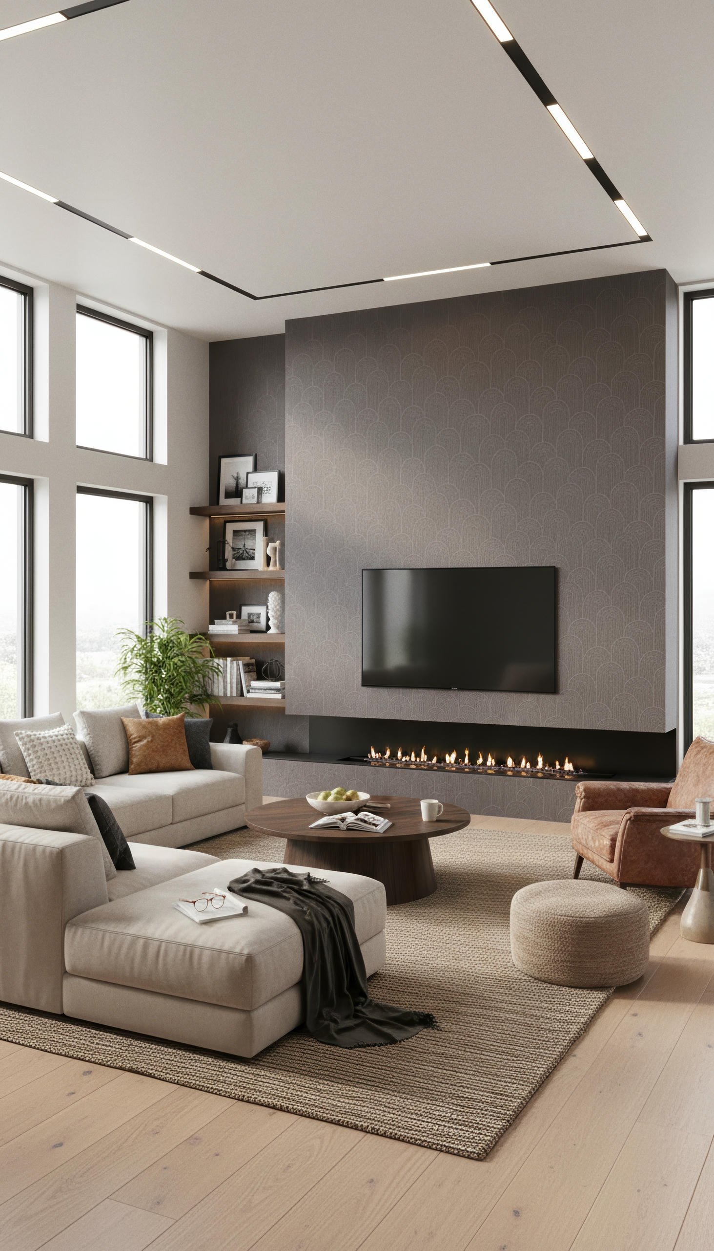 Zen Crest Opal 80cm x 260cm Porcelain Slab | CIERO