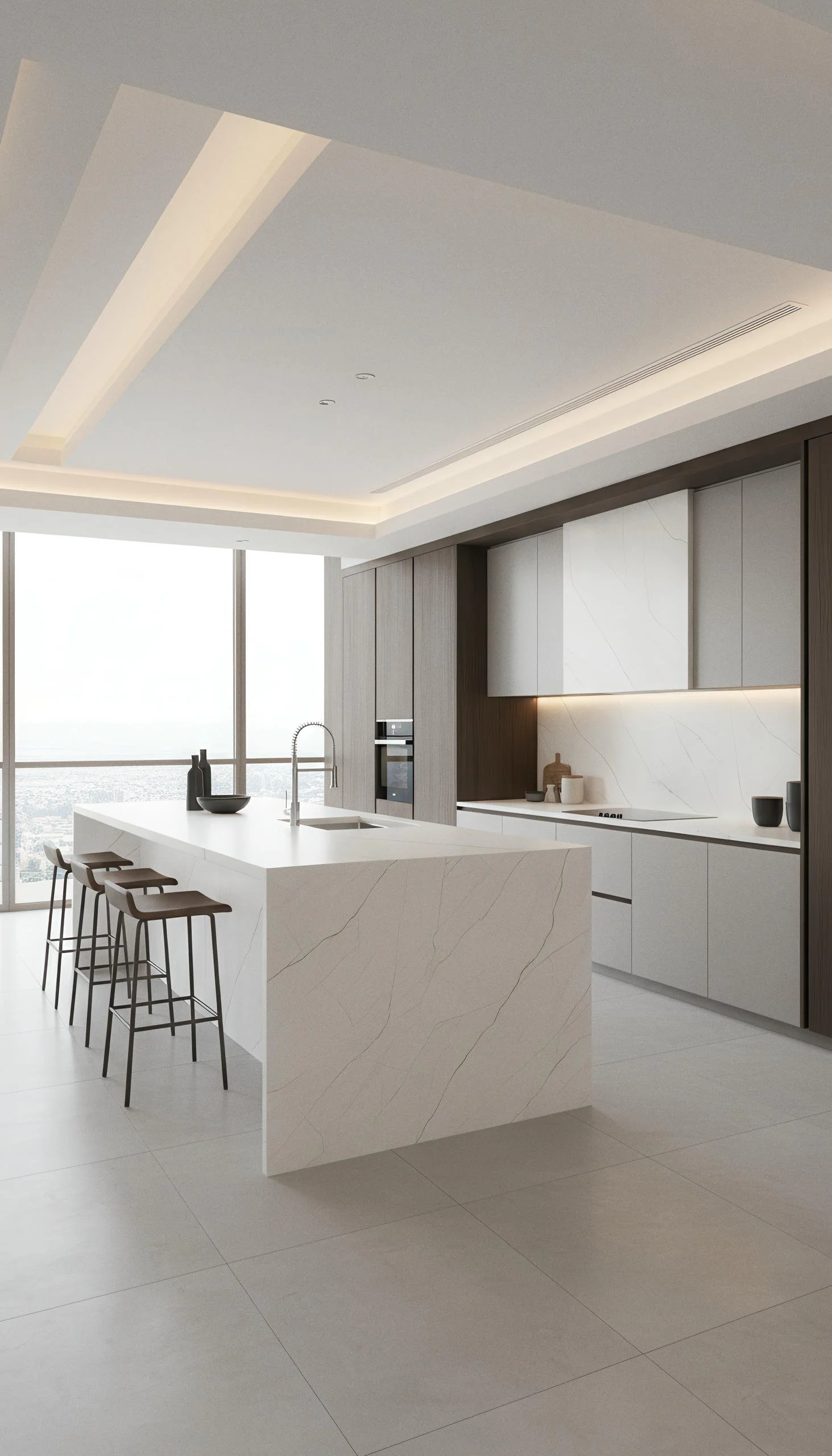 Hurricane Beige 4x8 Porcelain Slab | CIERO