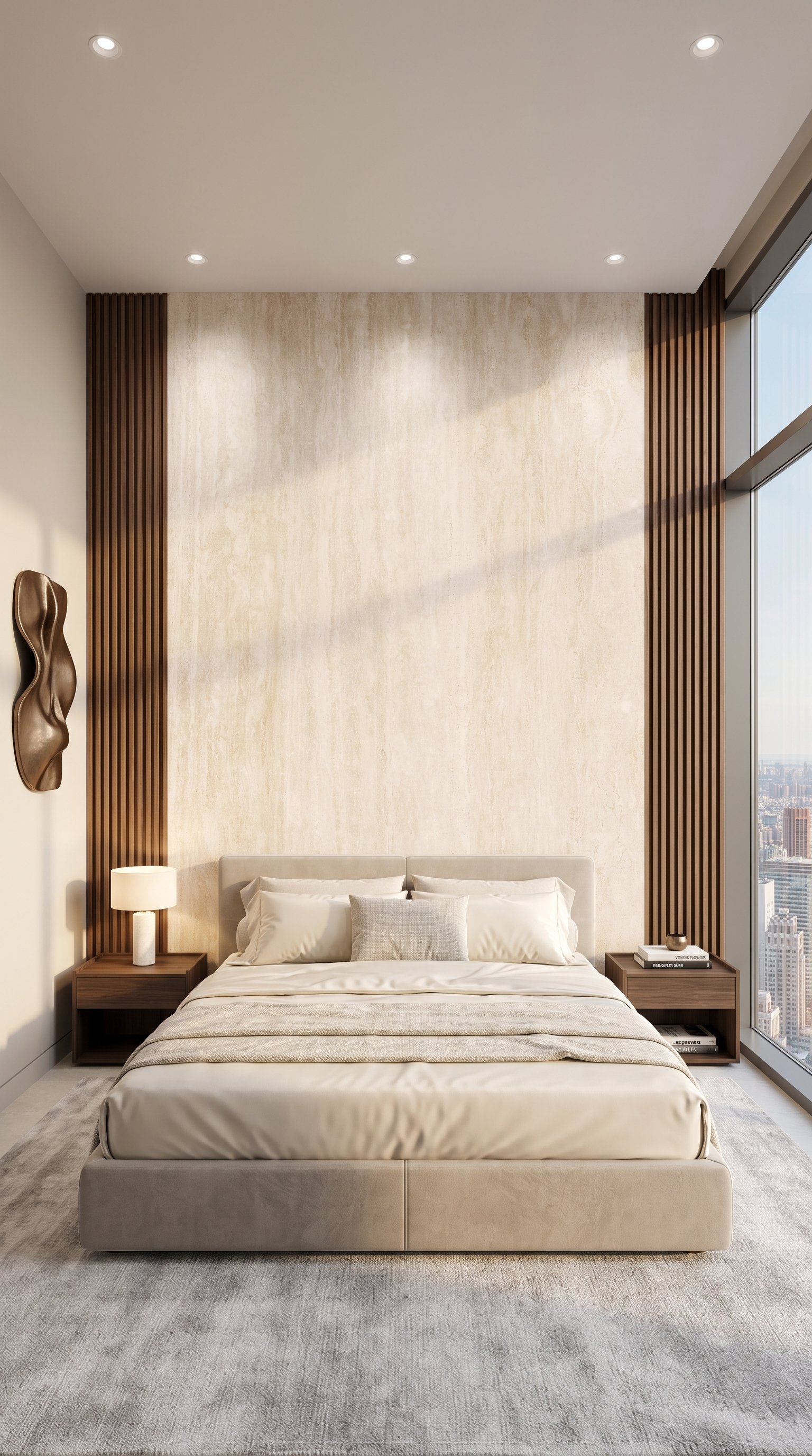Classic Travertino 5' x 10' Porcelain Slab | CIERO