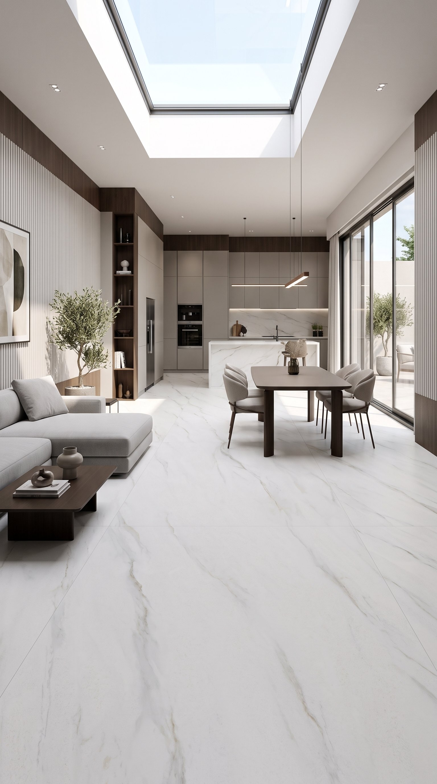 Calacatta Nuvola 4' x 9' Porcelain Slab | CIERO