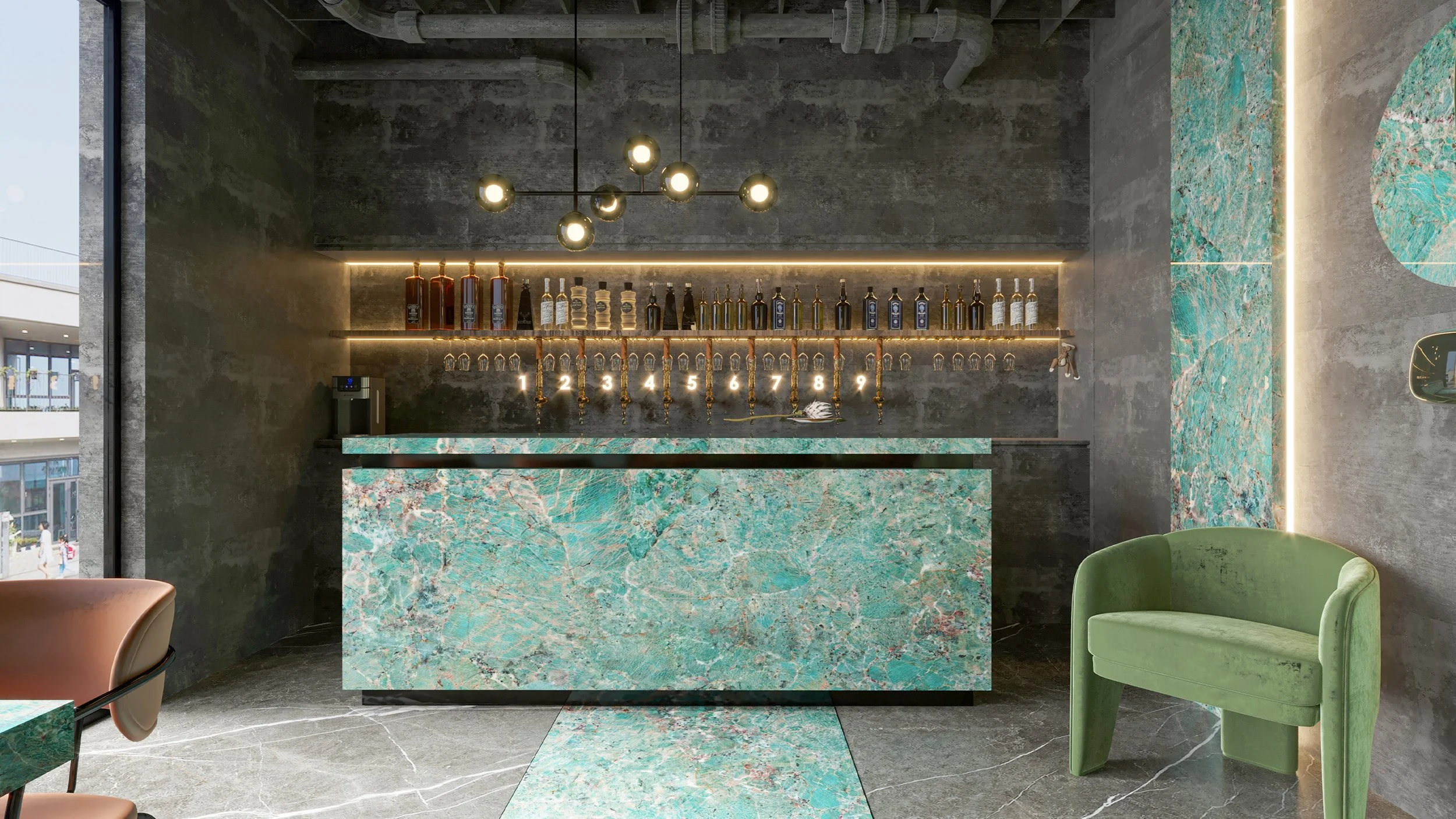 Colombia Emerald 4' x 9' Porcelain Slab | CIERO