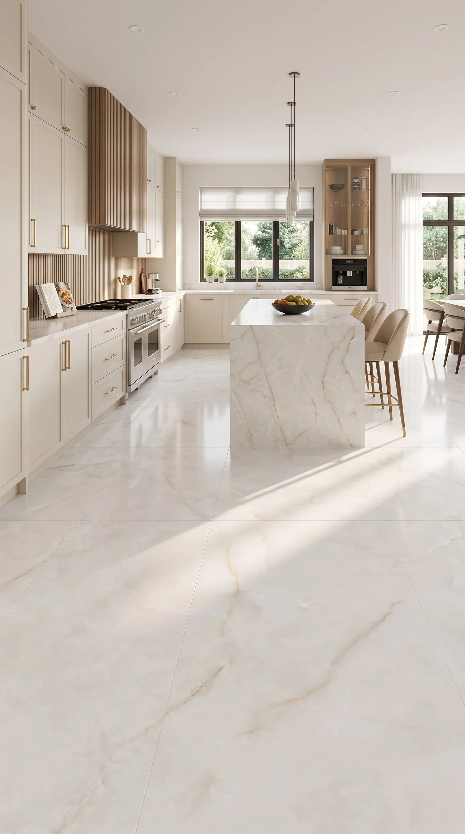 Onyx Light 4' x 10' Porcelain Slab | CIERO