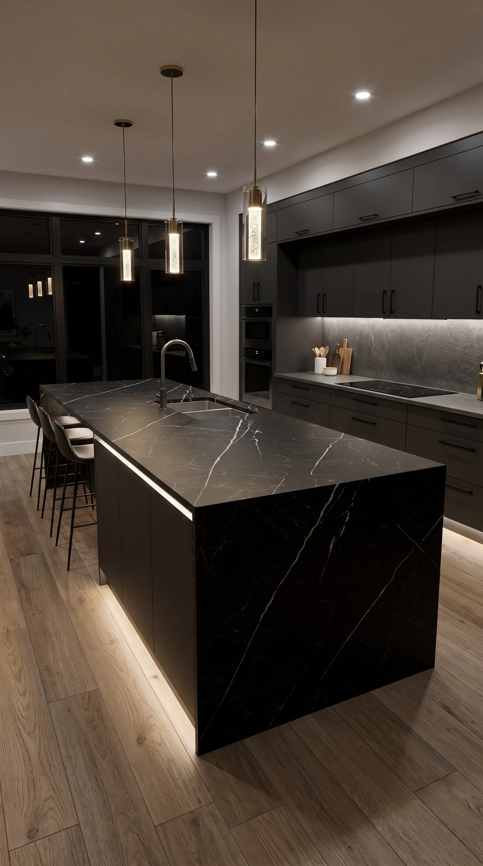 Bulgaria Black 5' x 10' Porcelain Slab | CIERO