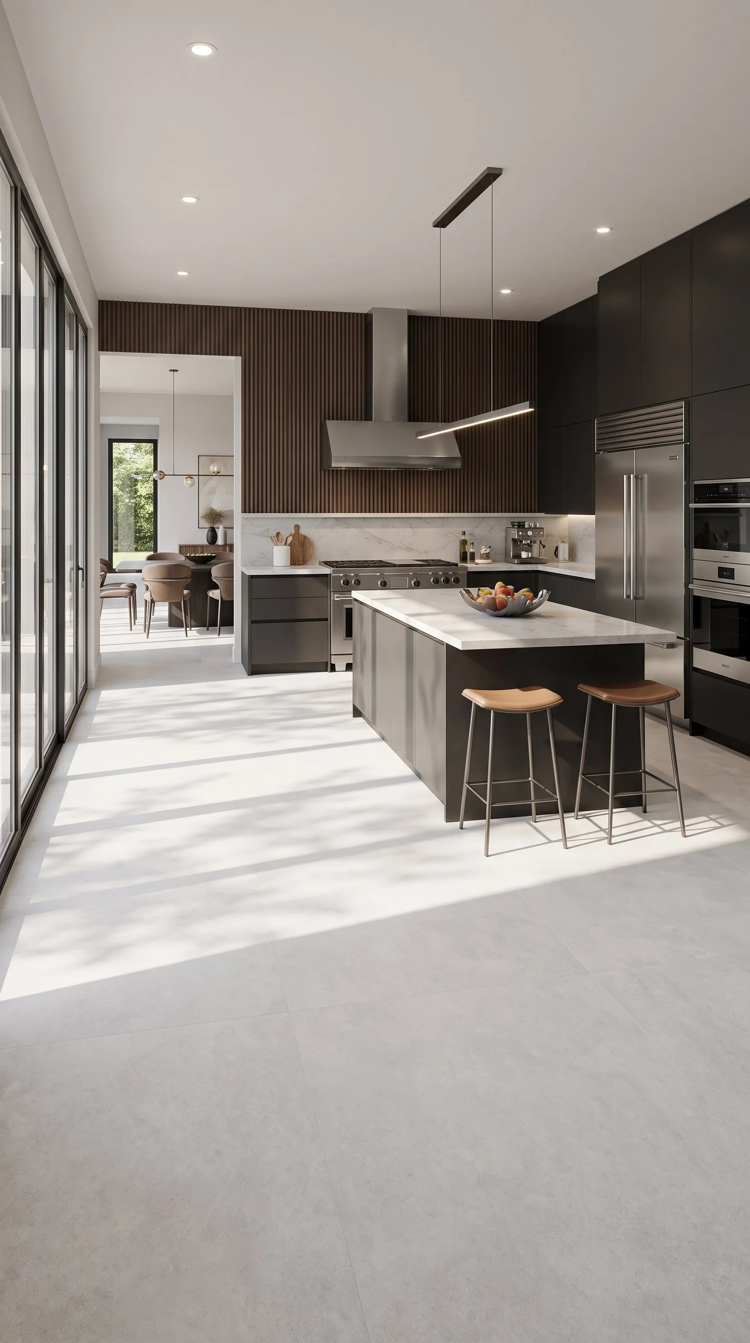 Limestone Bone 4' x 9' Porcelain Slab | CIERO