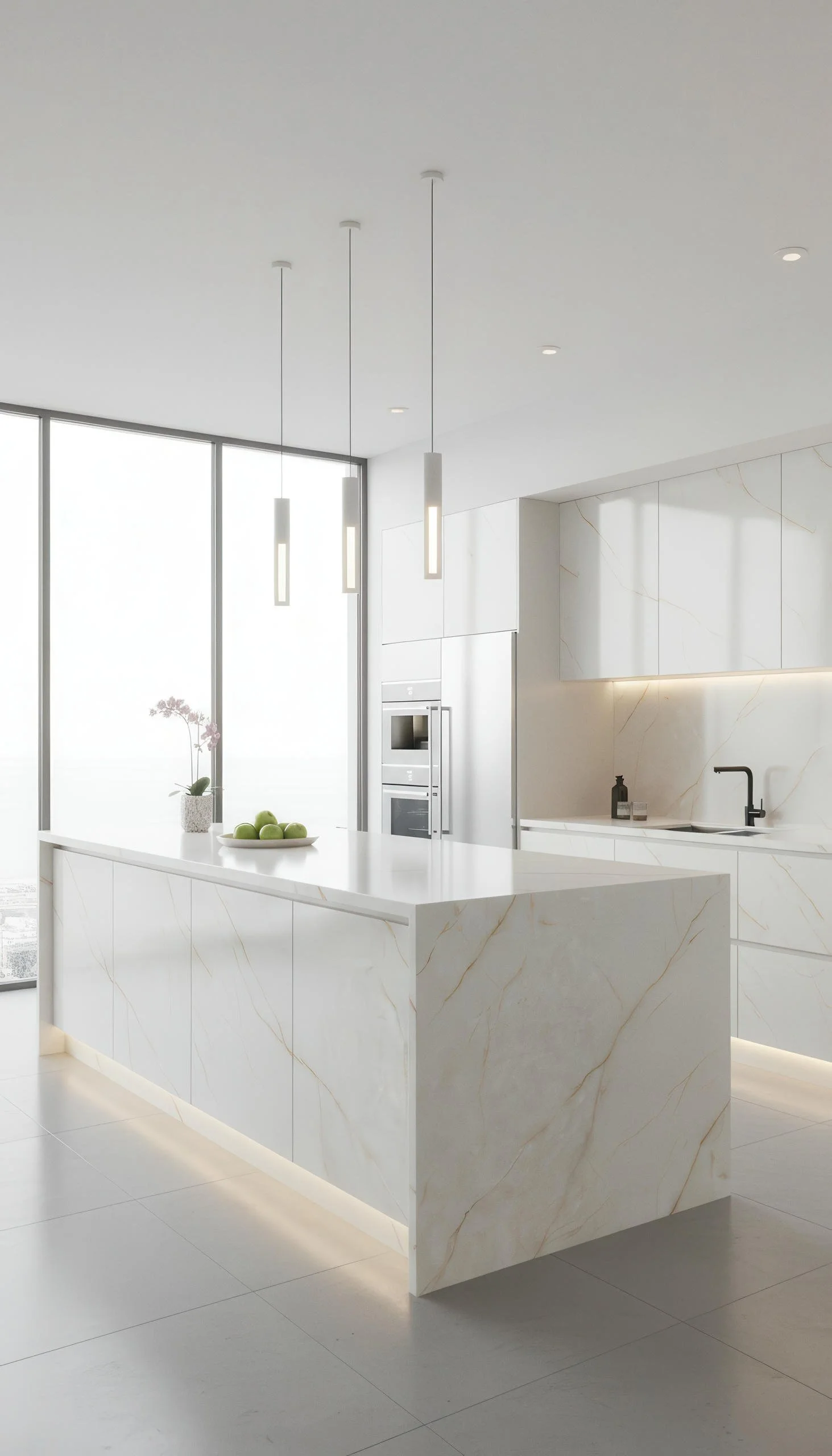 Ice Crystal 4x8 Porcelain Slab | CIERO