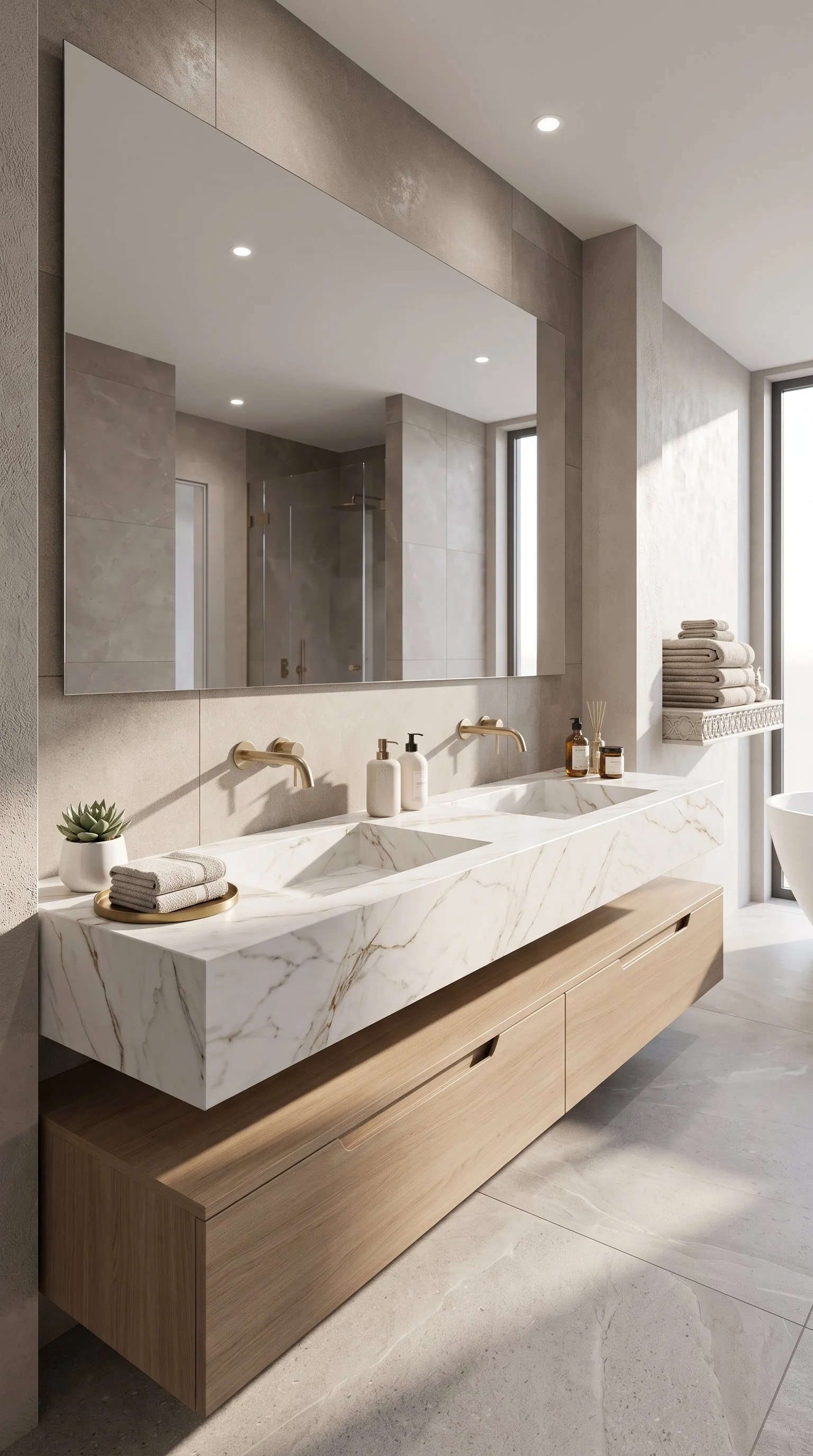 Carrara Gold 5' x 10' Porcelain Slab | CIERO