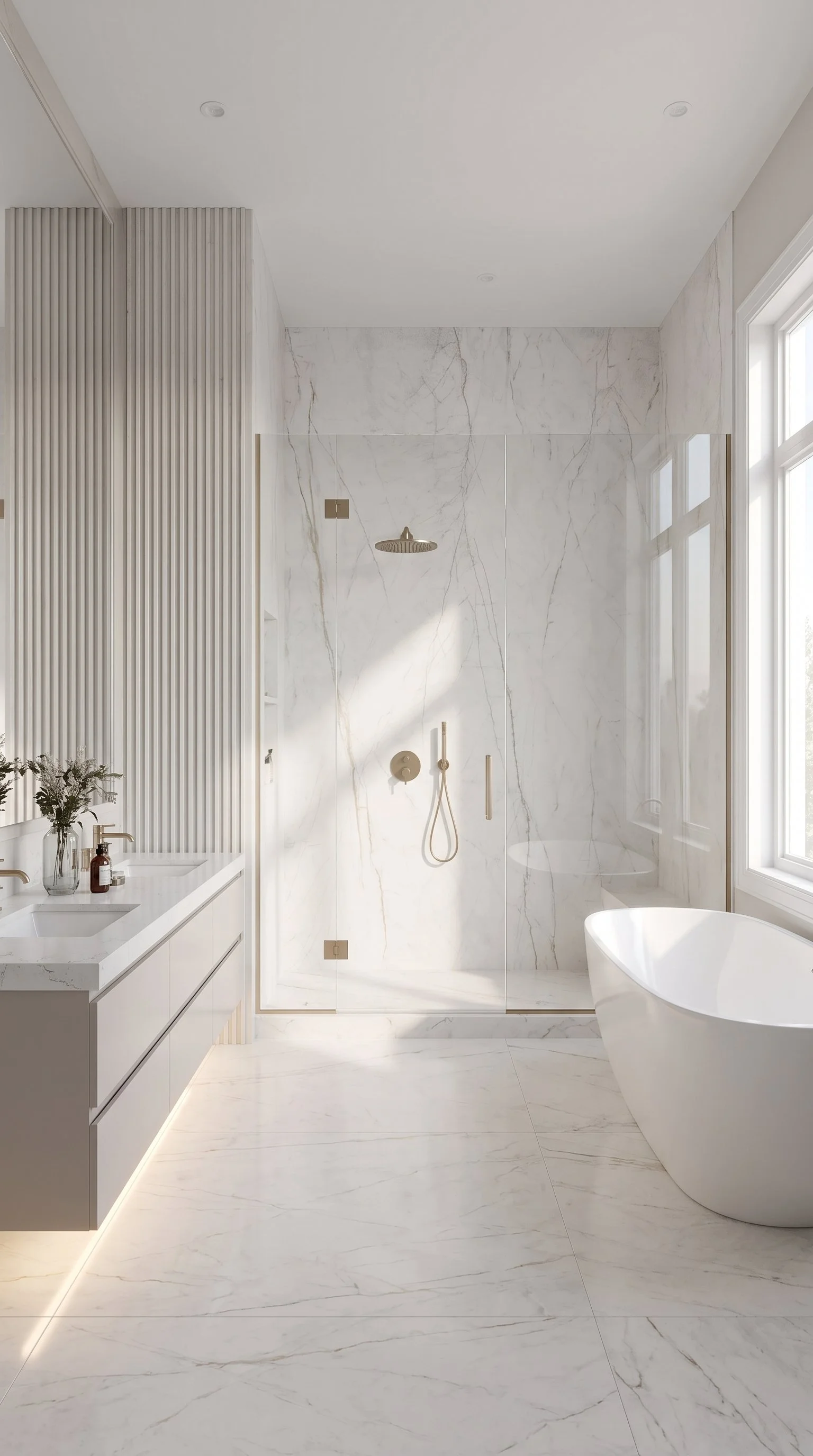 Statuario Pearl 4' x 9' Porcelain Slab | CIERO