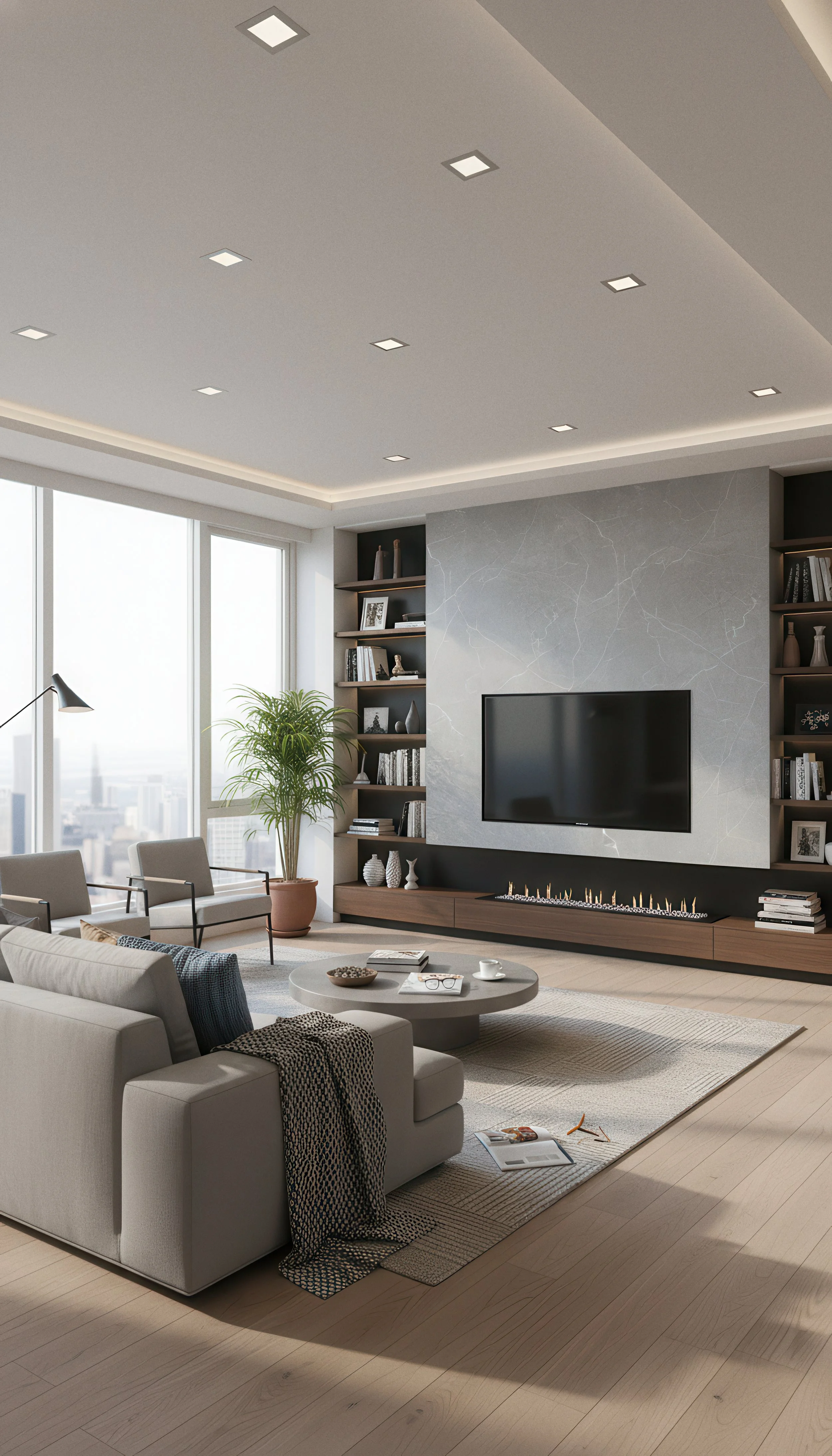 Cloud Grey 4x9 Porcelain Slab | CIERO