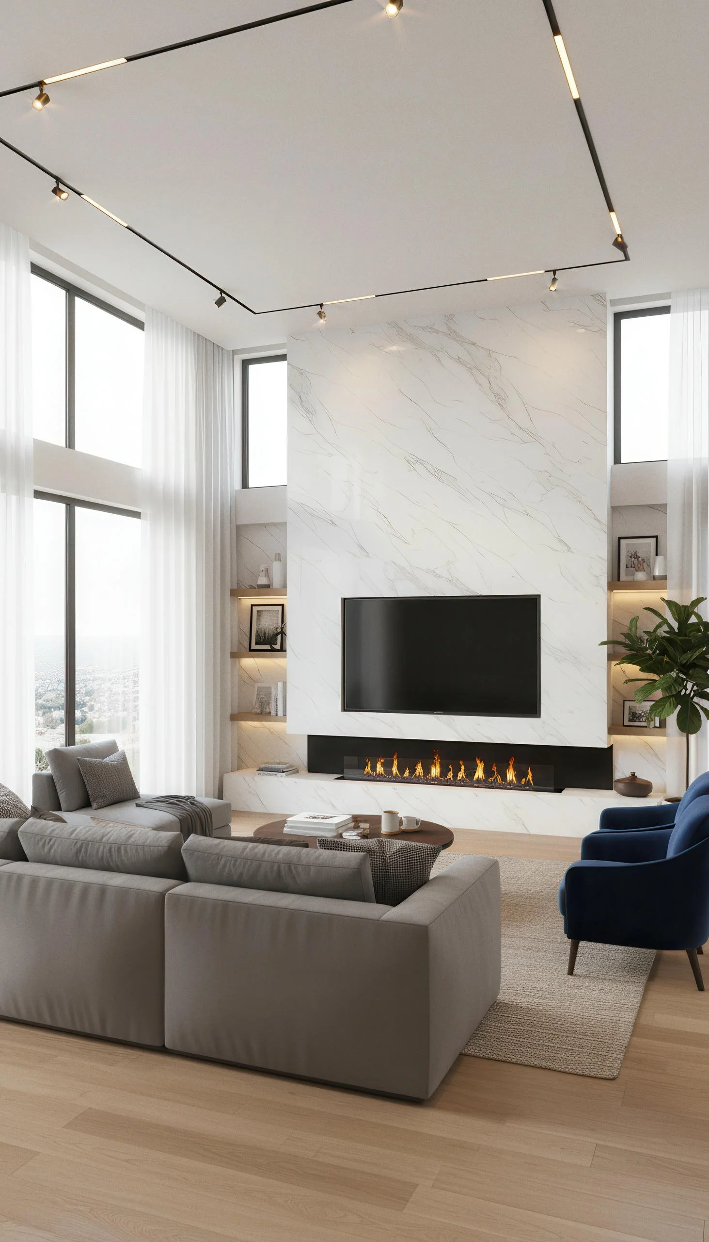 Calacatta Nuvola 4x9 Porcelain Slab | CIERO