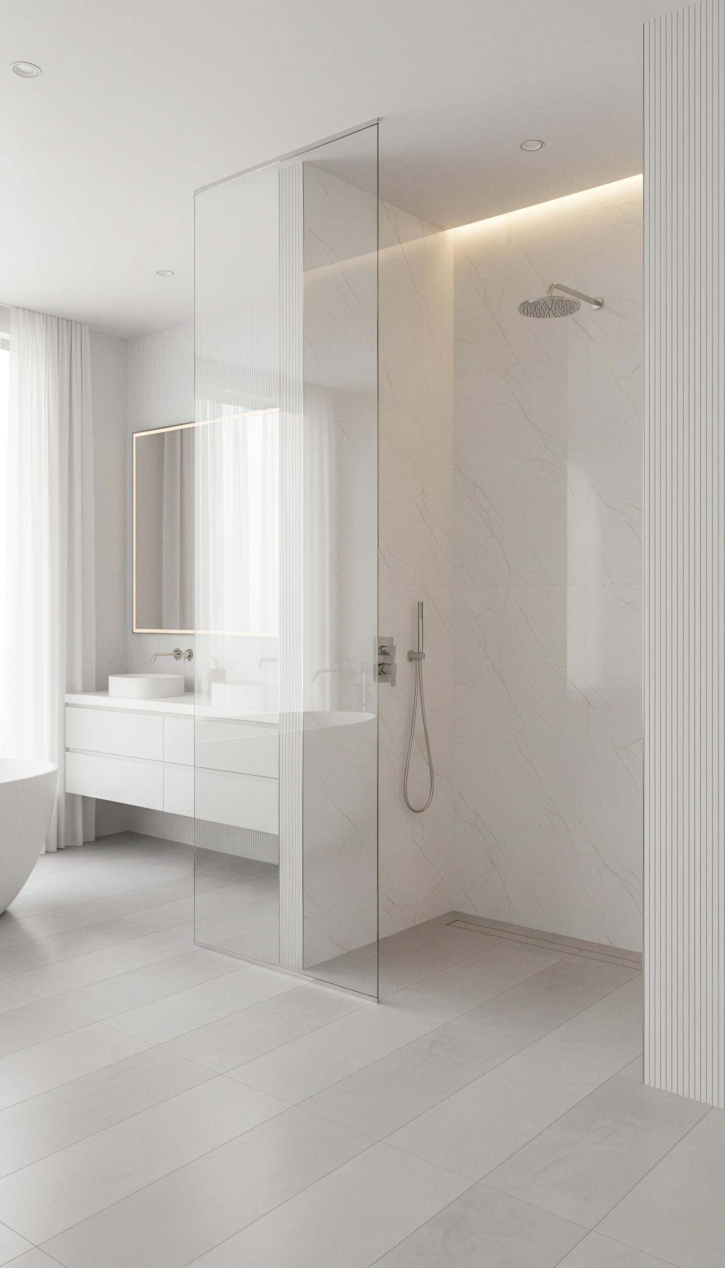 White Jade 4x9 Porcelain Slab | CIERO INC