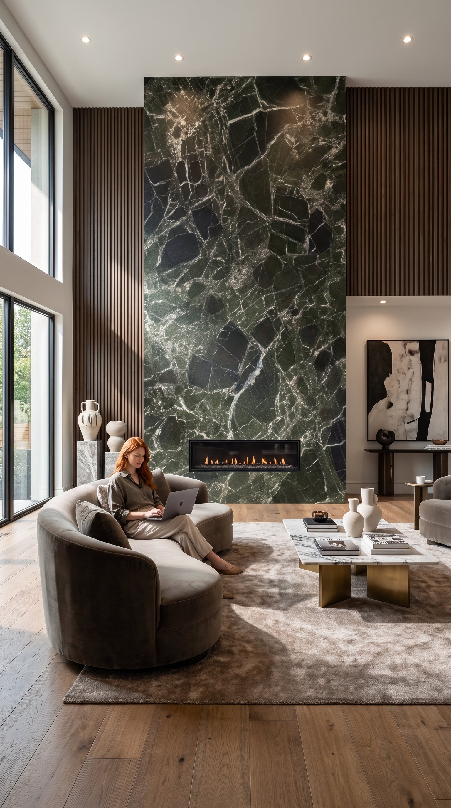 Verde Lepanto 5' x 10' Porcelain Slab | CIERO