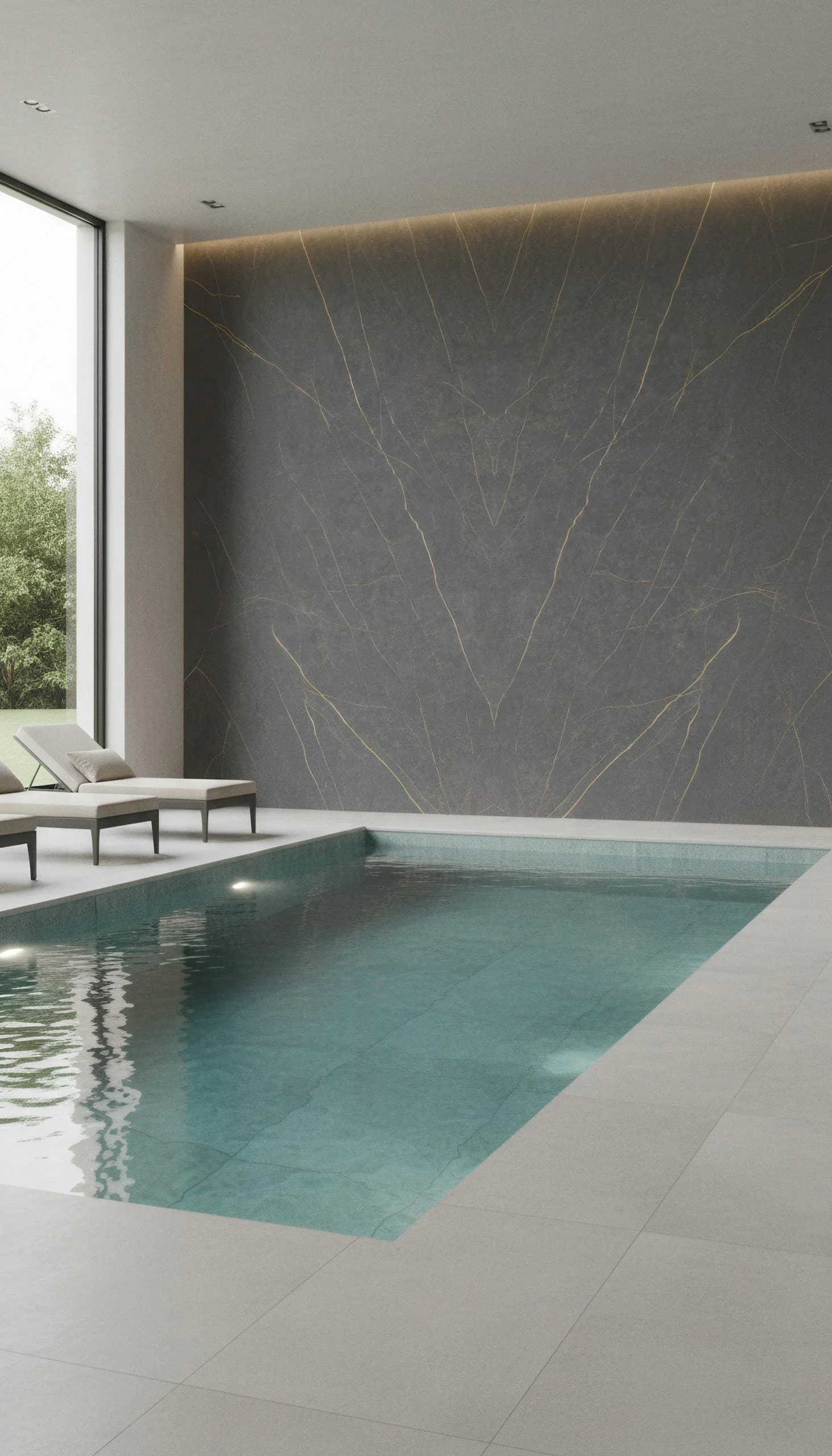 Gothic Gold 5x10 Porcelain Slab | CIERO