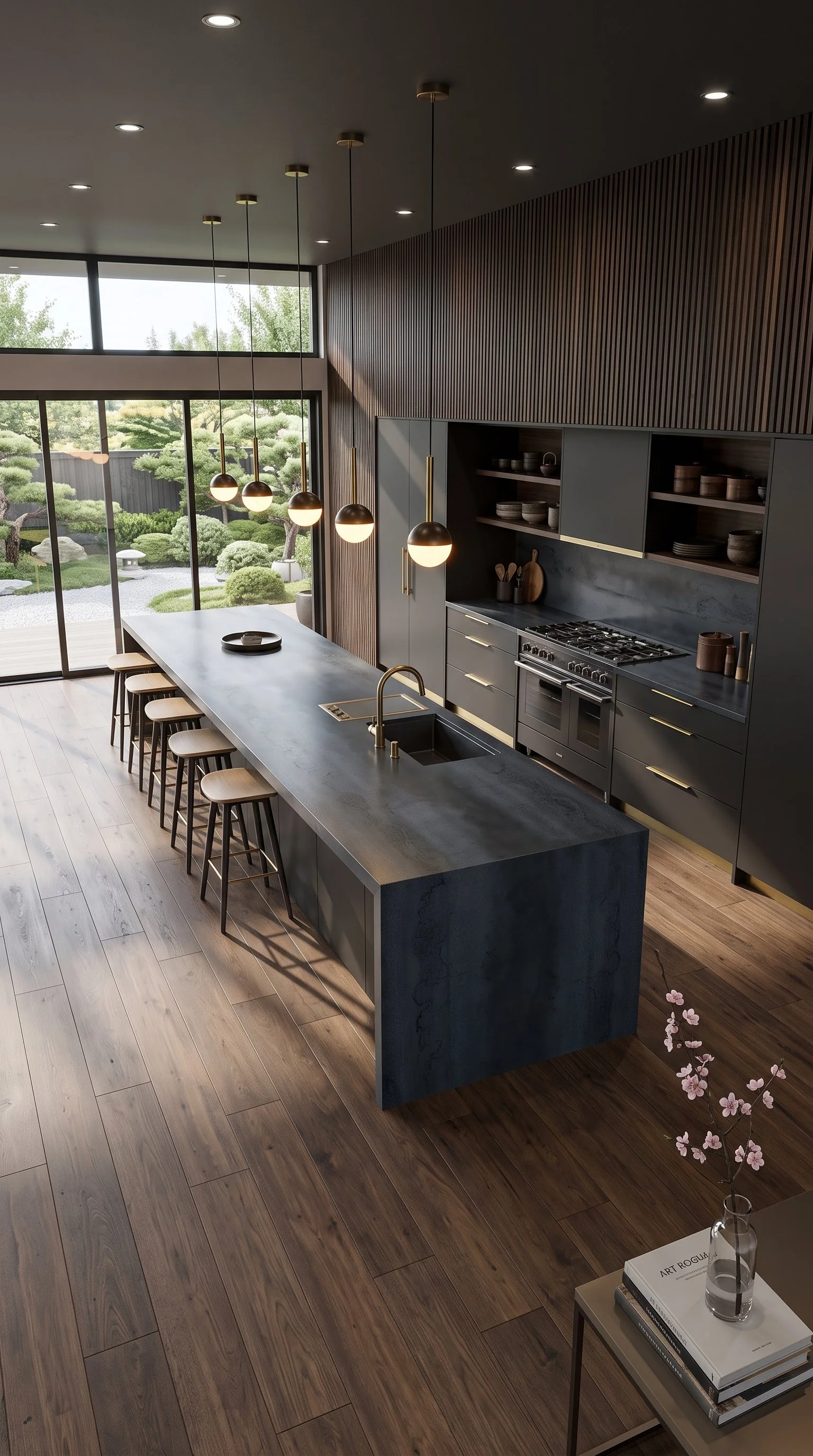 Titanium Blue 5' x 10' Porcelain Slab | CIERO