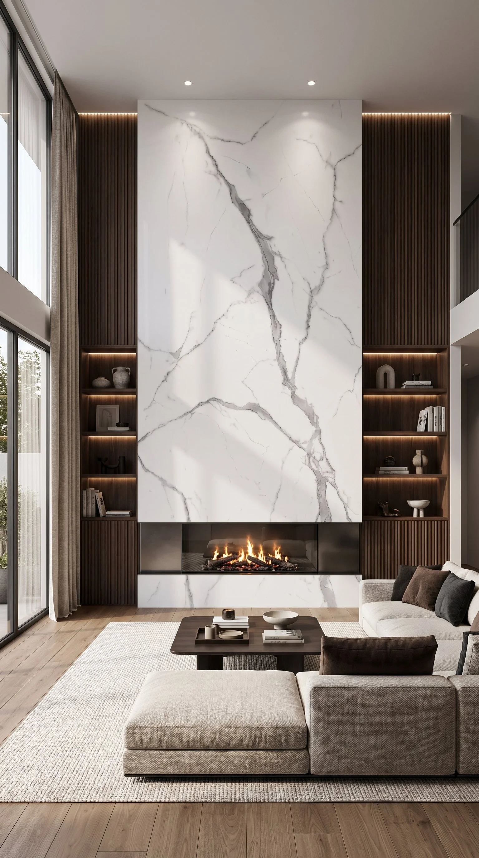 Statuario Marble 5' x 10' Porcelain Slab | CIERO