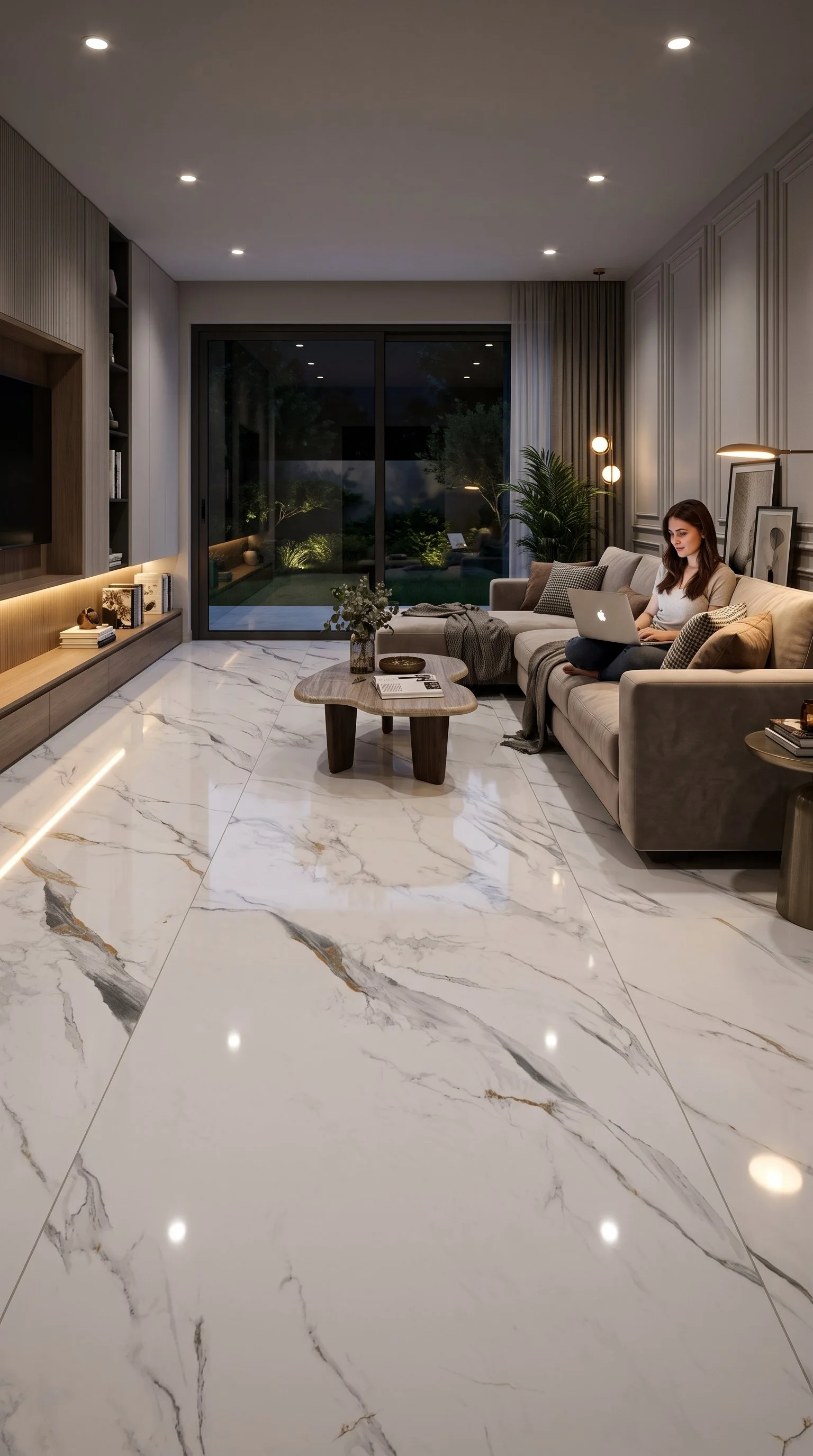 Sculpture White 4' x 10' Porcelain Slab | CIERO