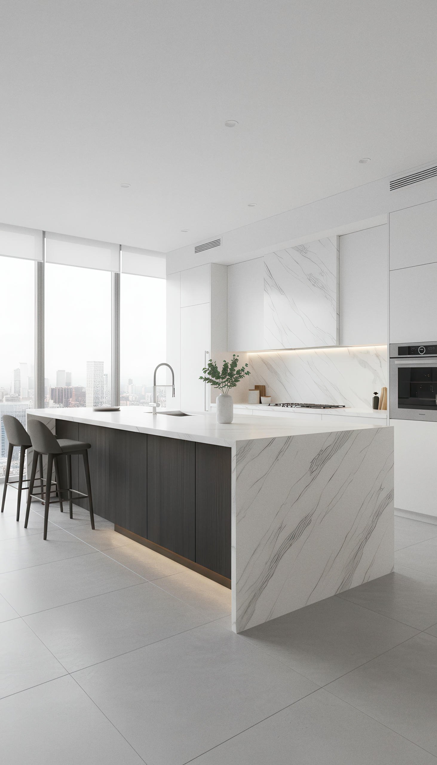 Alaska White 4x9 Porcelain Slab | CIERO