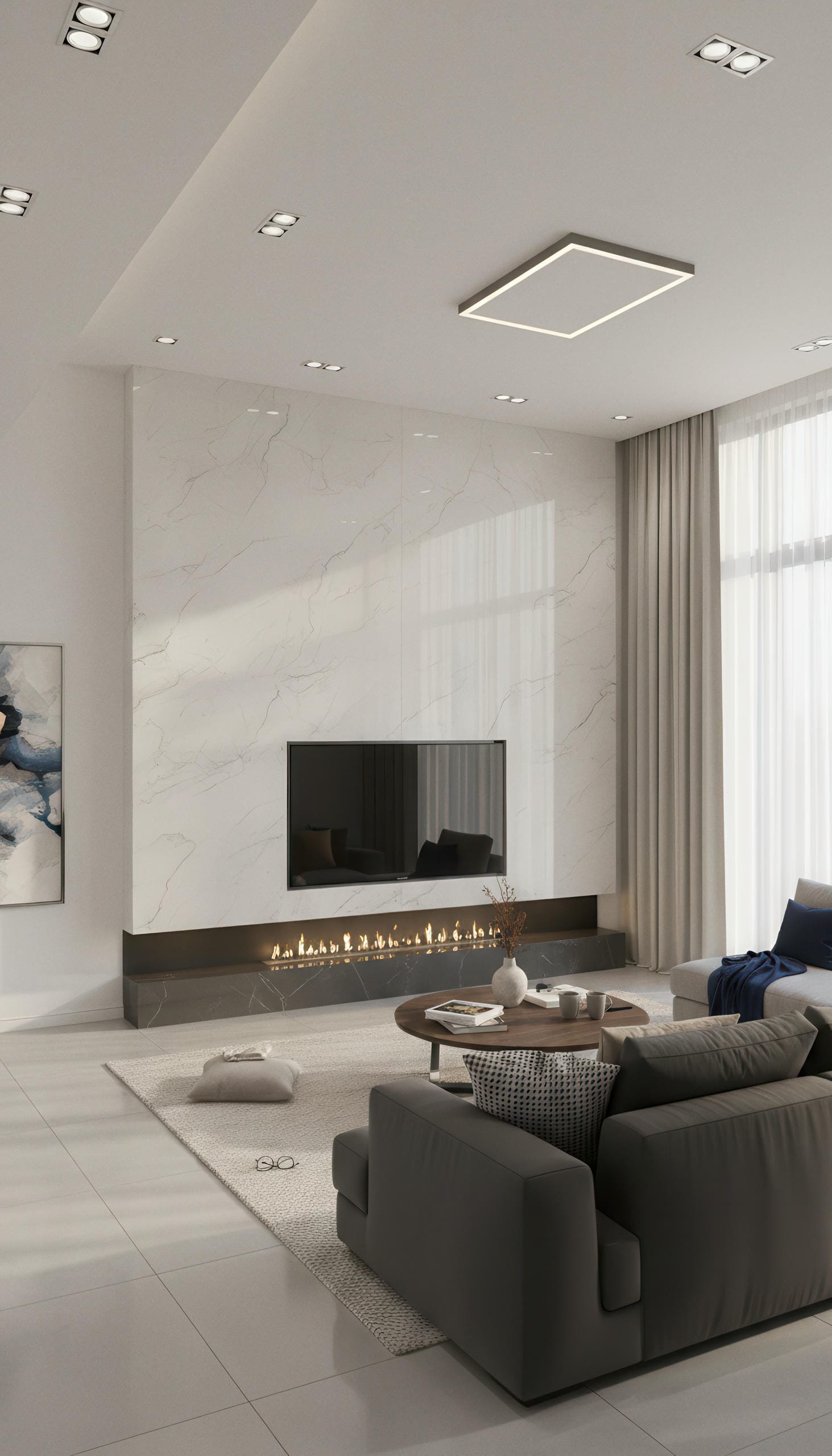 Statuario Dune 4x10 Porcelain Slab | CIERO