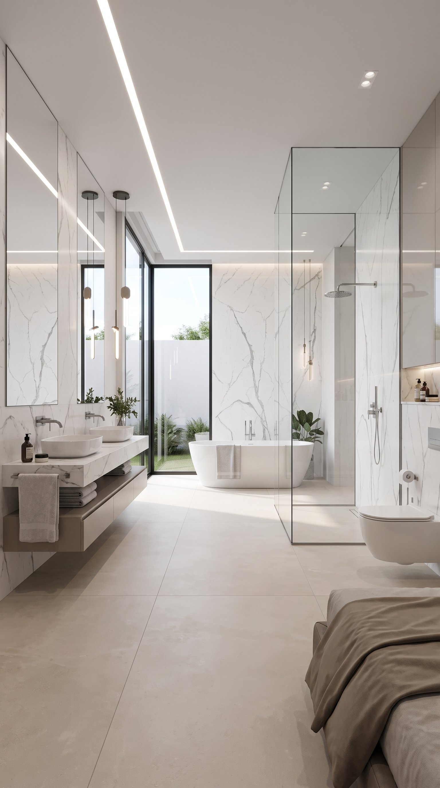 Statuario Marble 5' x 10' Porcelain Slab | CIERO
