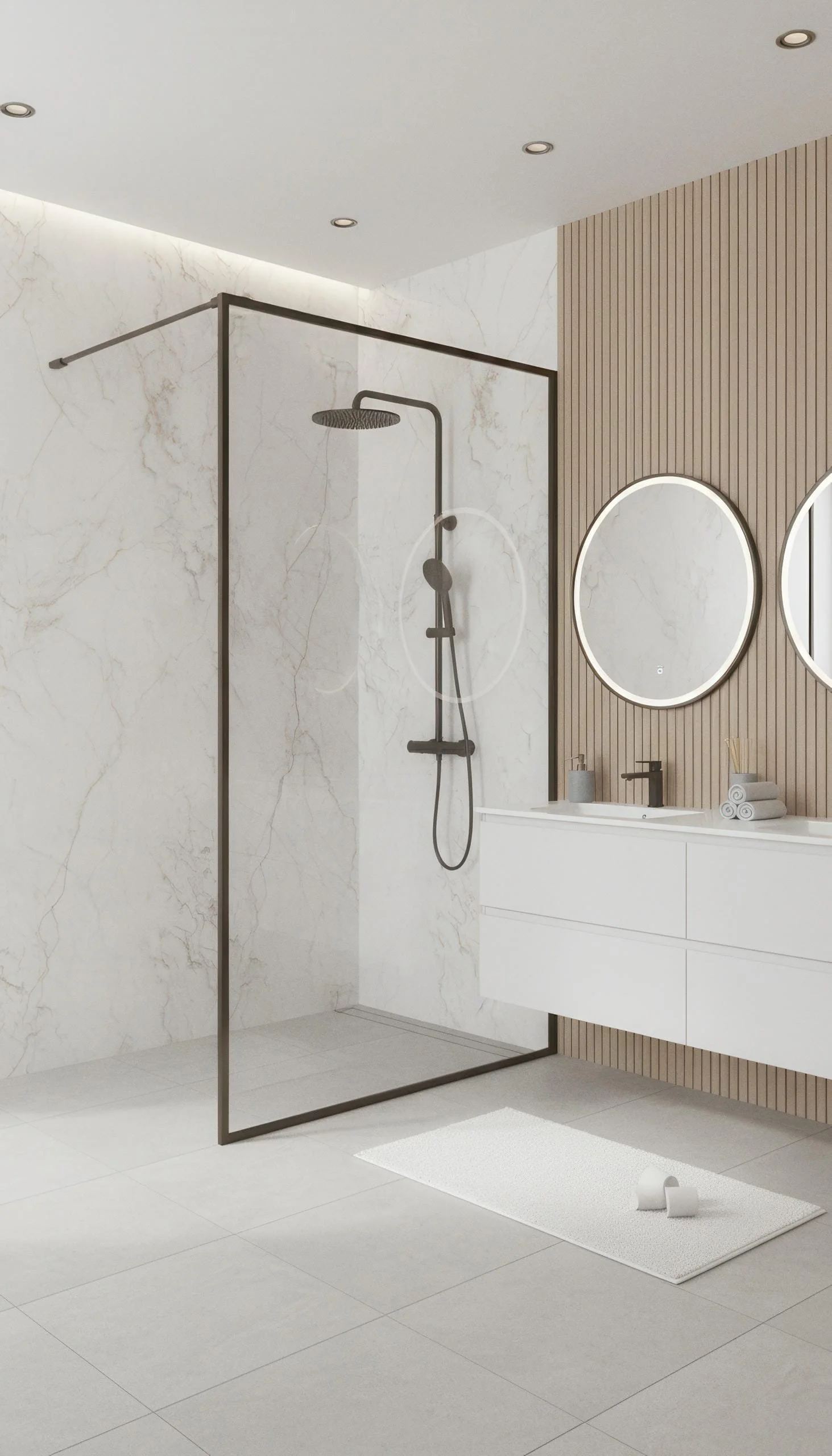 Zeus White 5' x 10' Porcelain Slab | CIERO