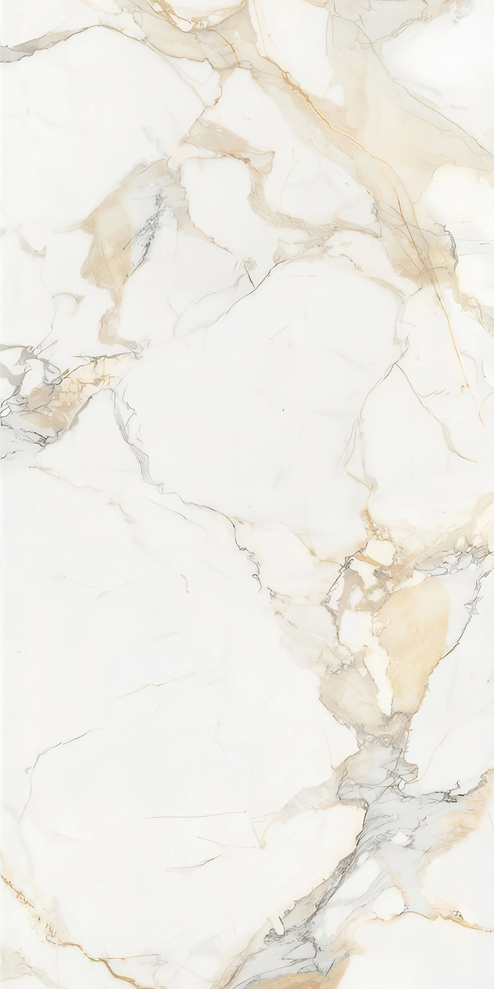Gold Snow 5' x 10' Porcelain Slab | CIERO