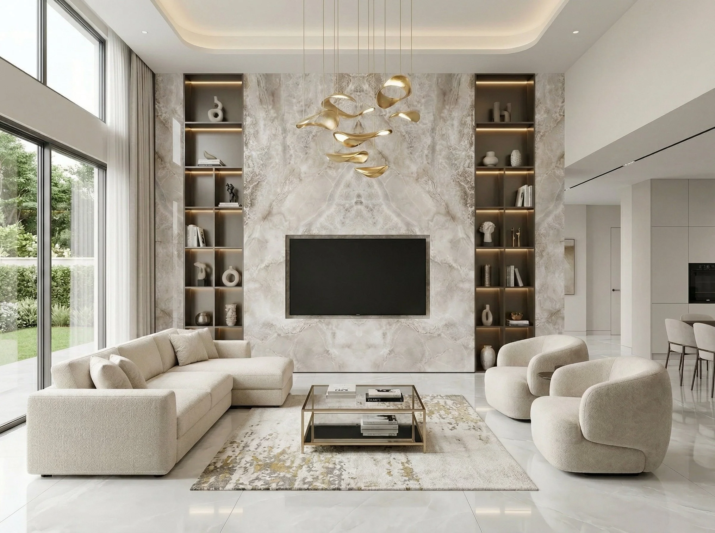 Onyx White 4' x 8' Porcelain Slab | CIERO