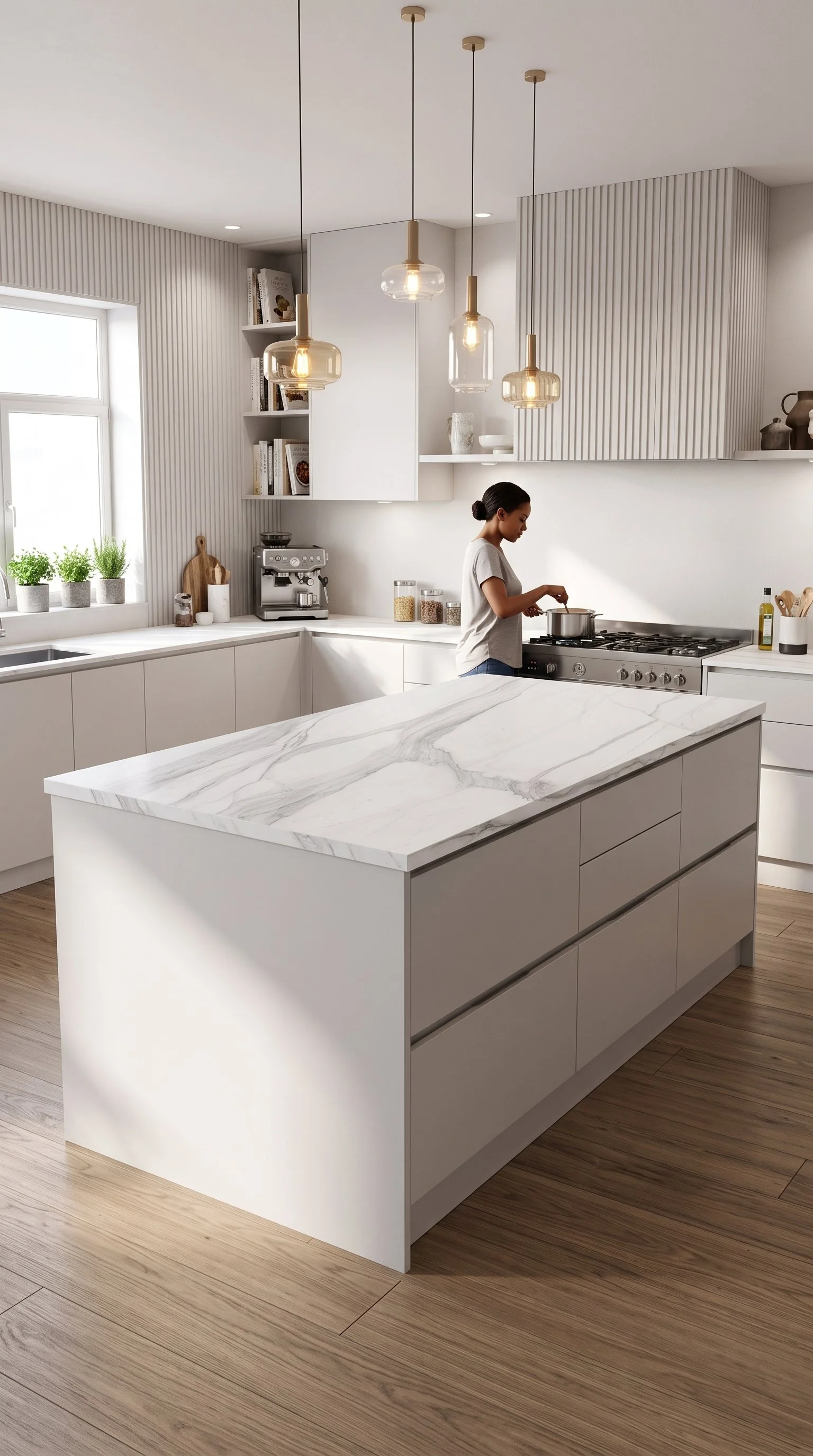 Tuscany White 5' x 10' Porcelain Slab | CIERO