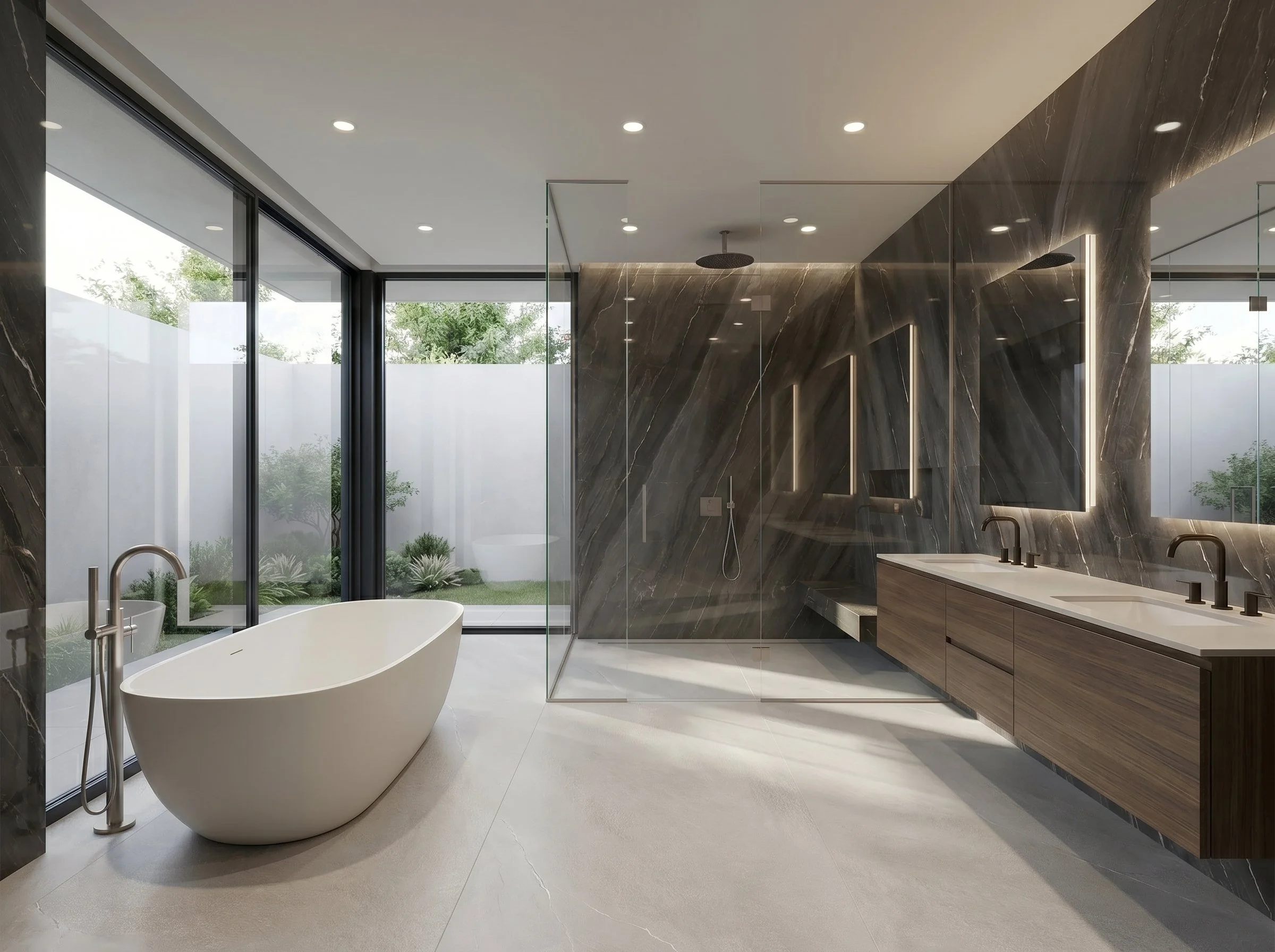 Volcanic Basalt 5' x 10' Porcelain Slab | CIERO