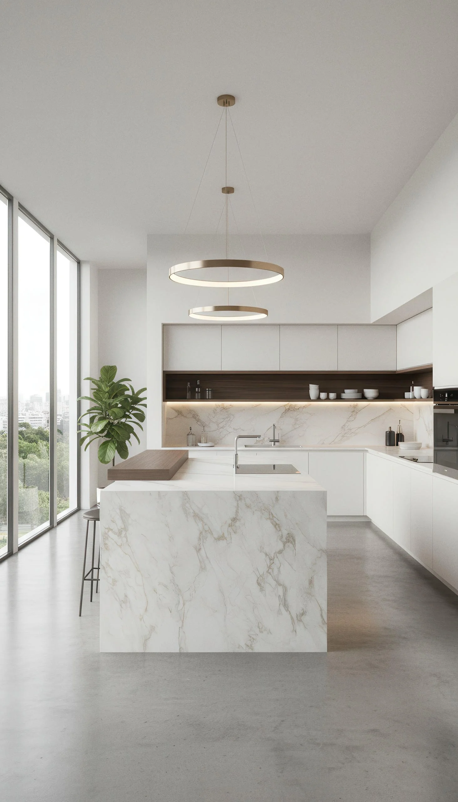 Vienna White 4x9 Porcelain Slab | CIERO