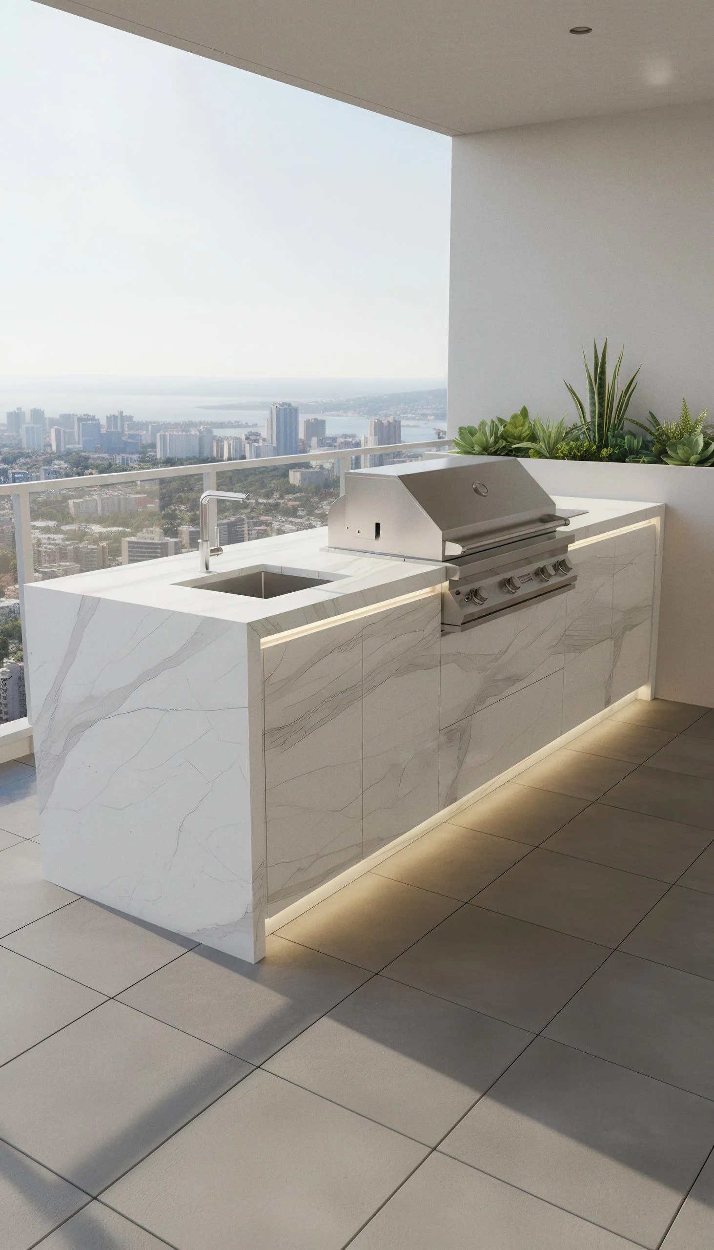 Tuscany White 5x10 Porcelain Slab | CIERO INC