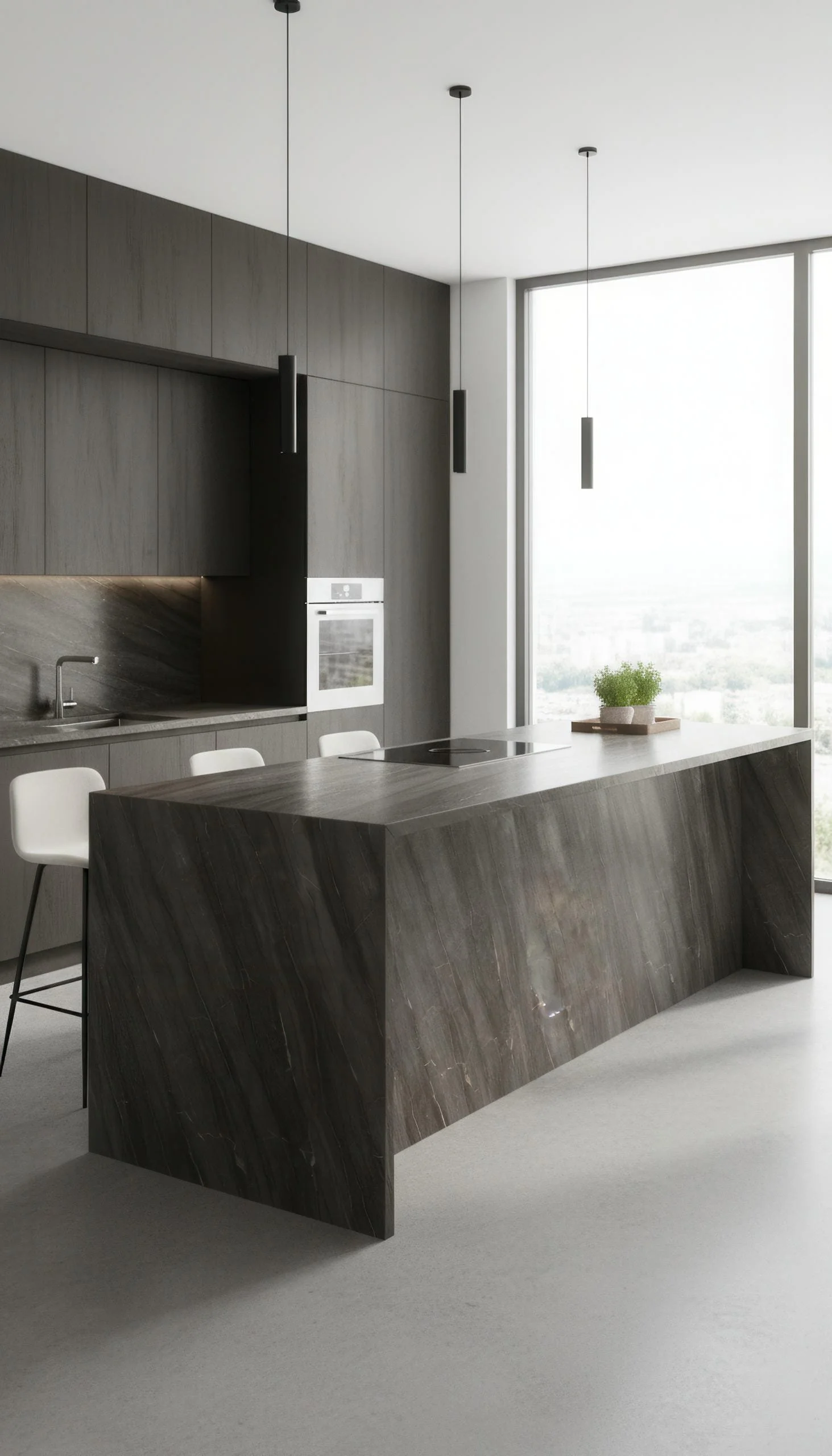 Volcanic Basalt 5x10 Porcelain Slab | CIERO