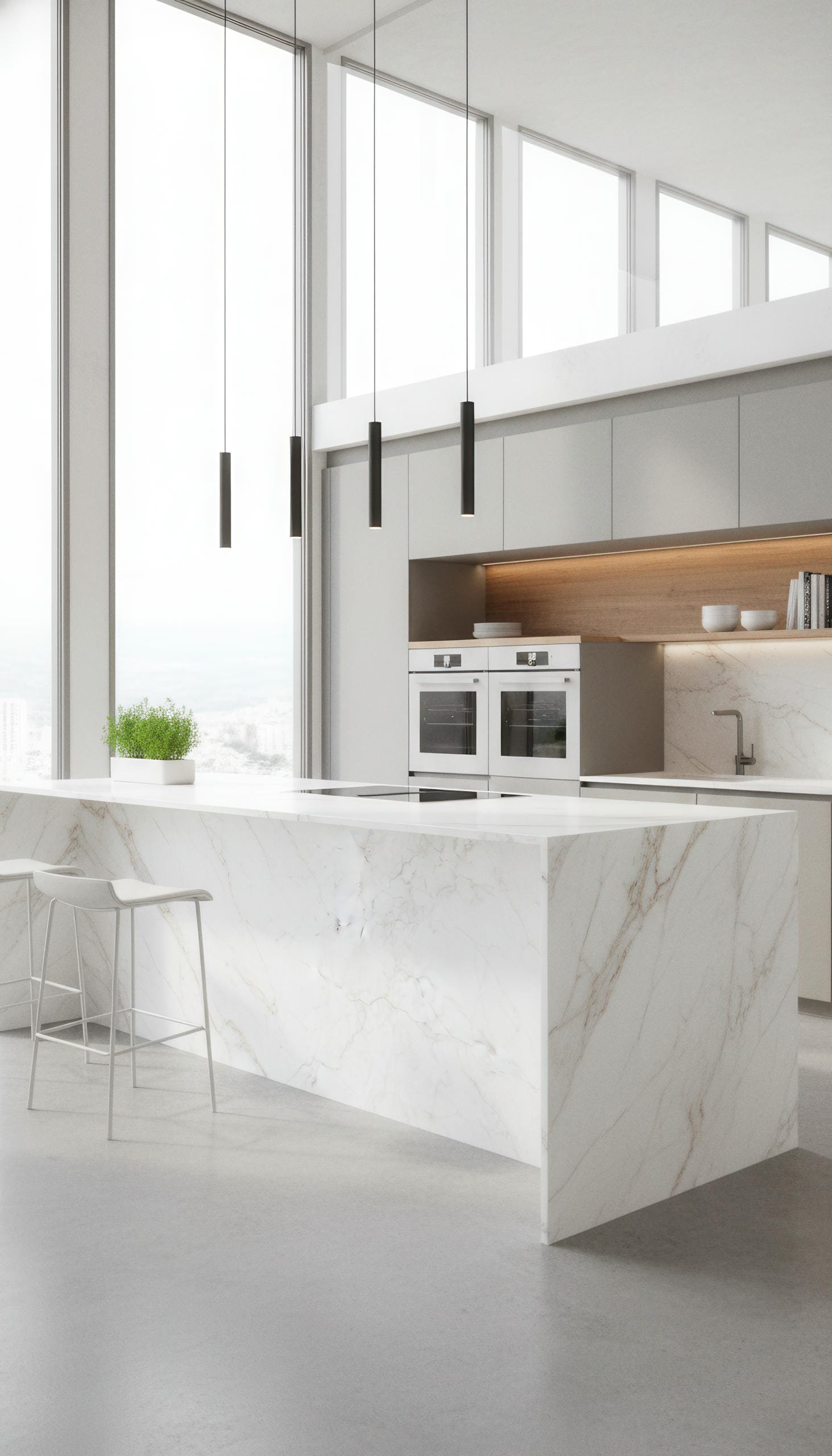 Zeus White 5x10 Porcelain Slab | CIERO
