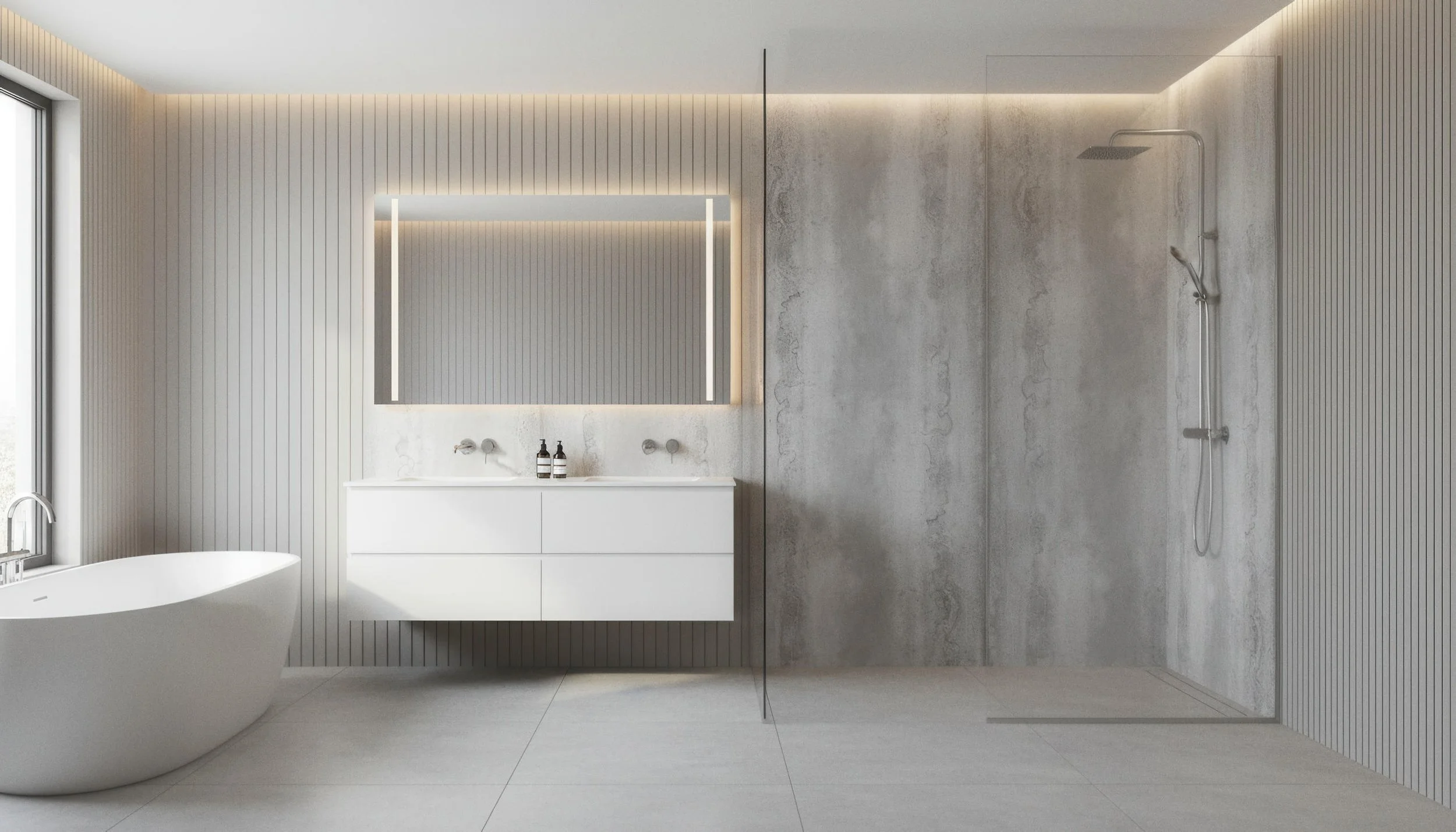 Titanium Silver 5' x 10' Porcelain Slab | CIERO