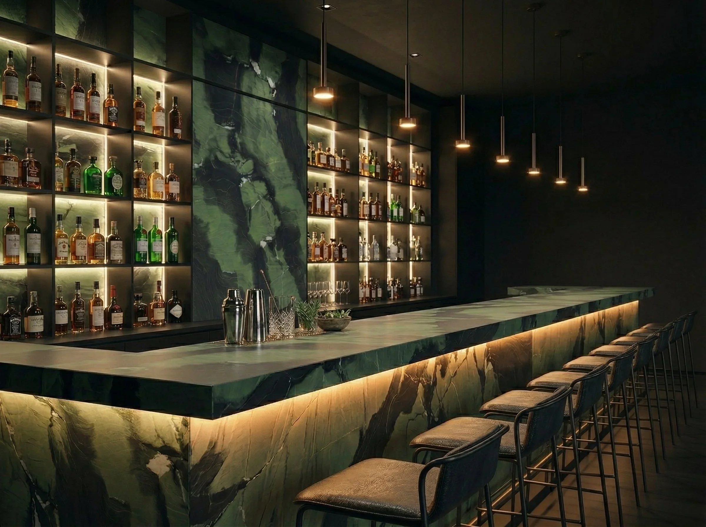 Avocado Green 5' x 10' Porcelain Slab | CIERO