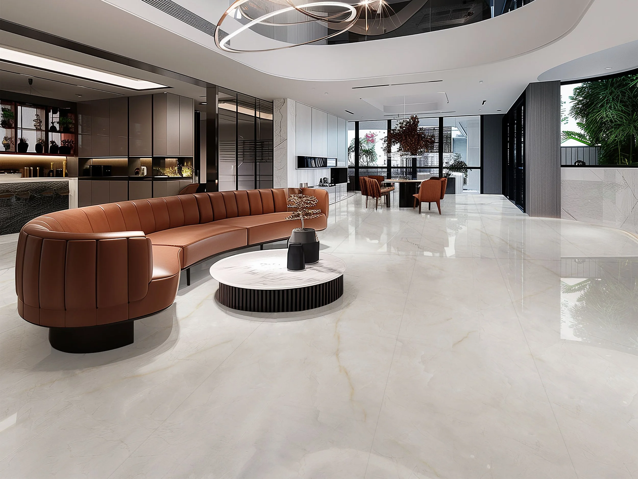 Onyx Light 4' x 10' Porcelain Slab | CIERO